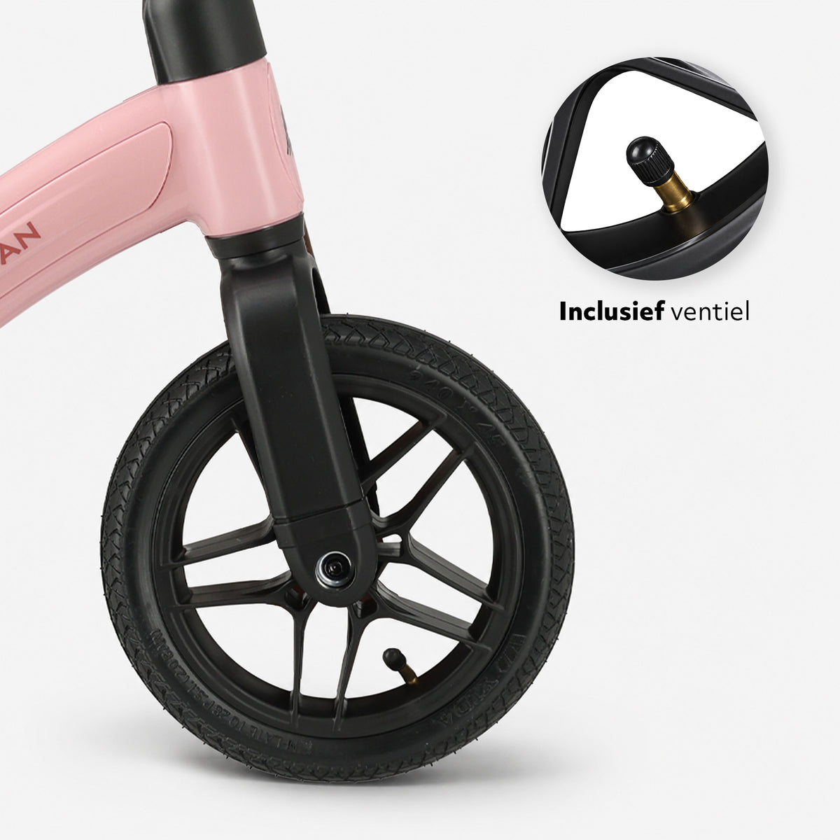 Luxe Loopfiets 10 inch - Roze