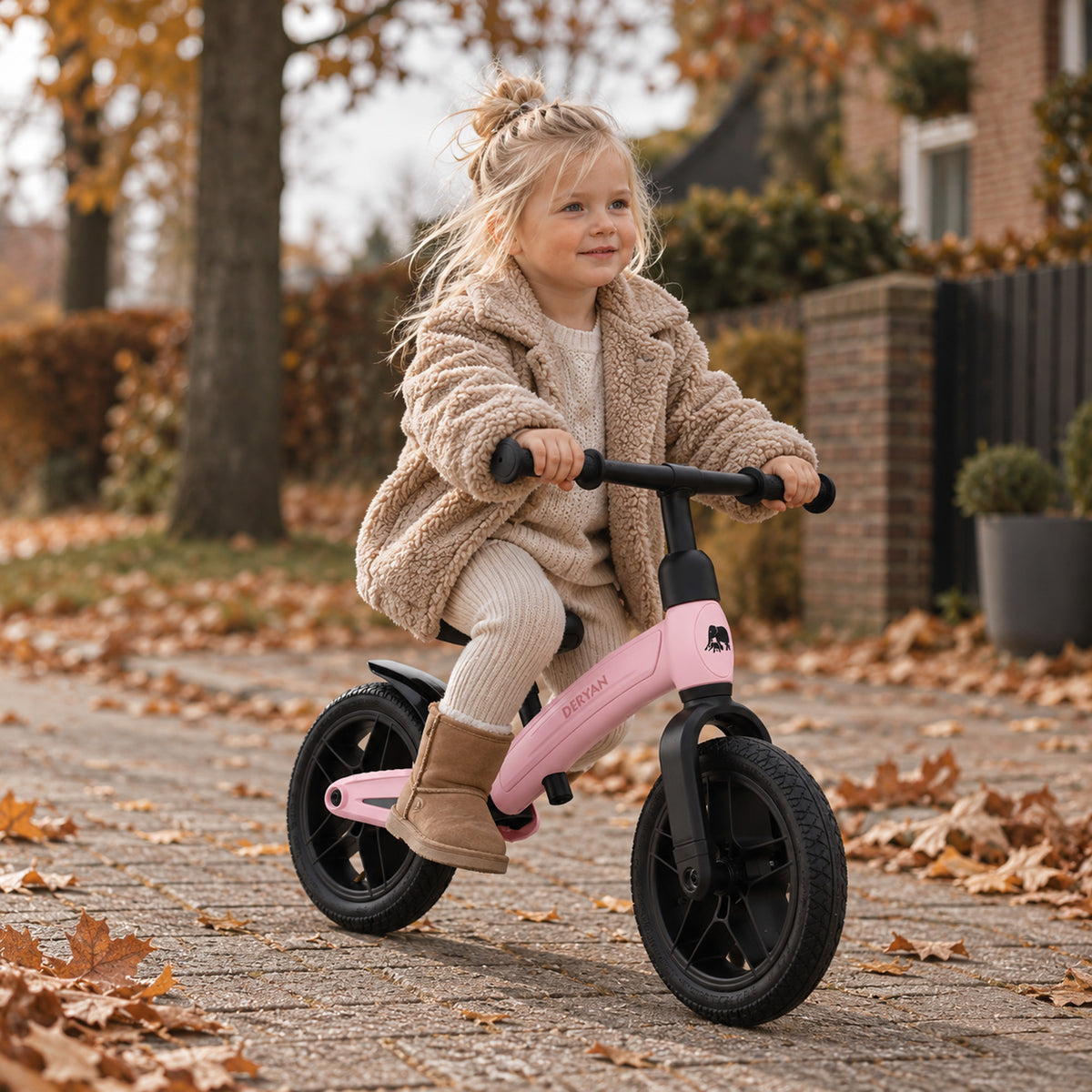 Luxe Loopfiets 10 inch - Roze