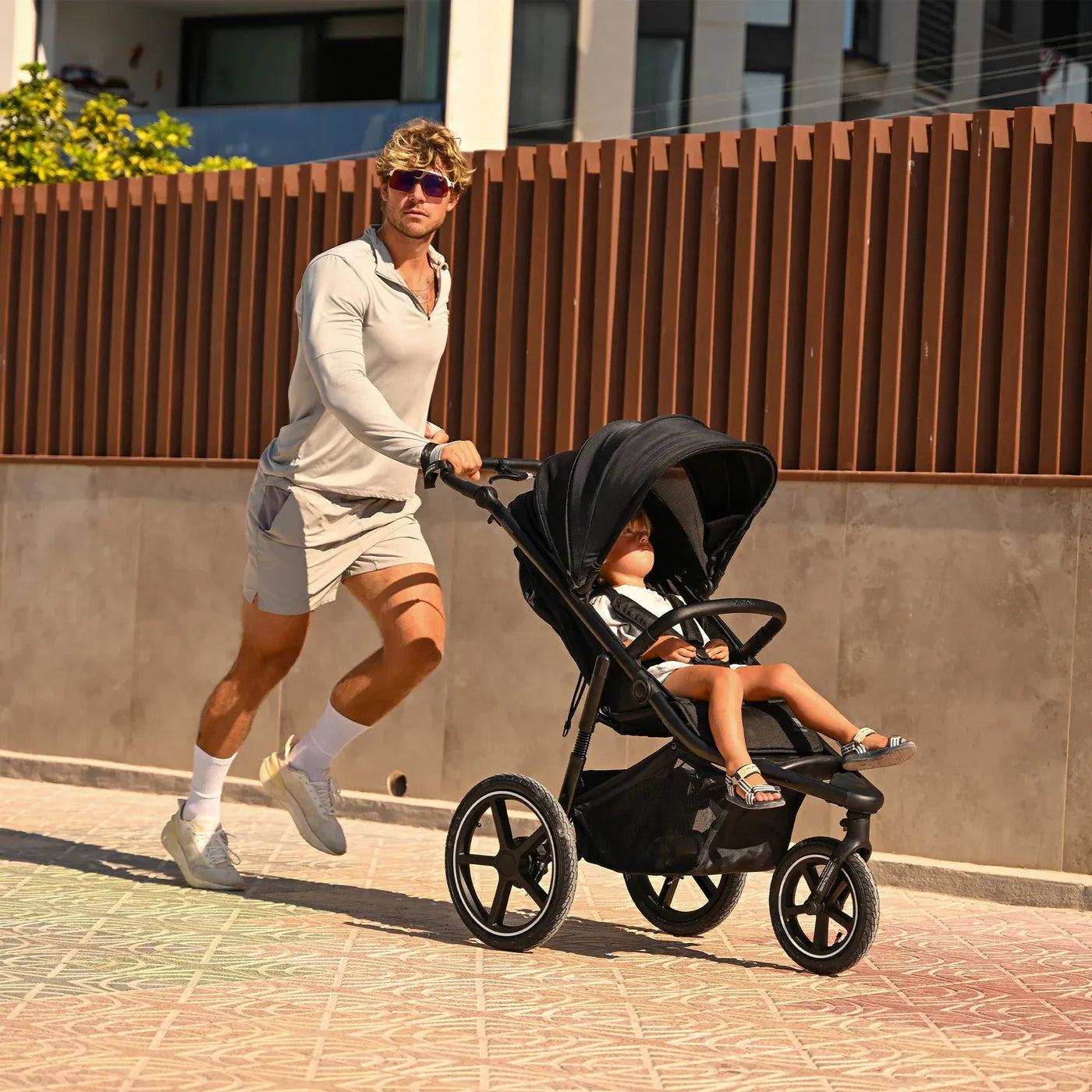 Bolt Hardloop Kinderwagen Creme
