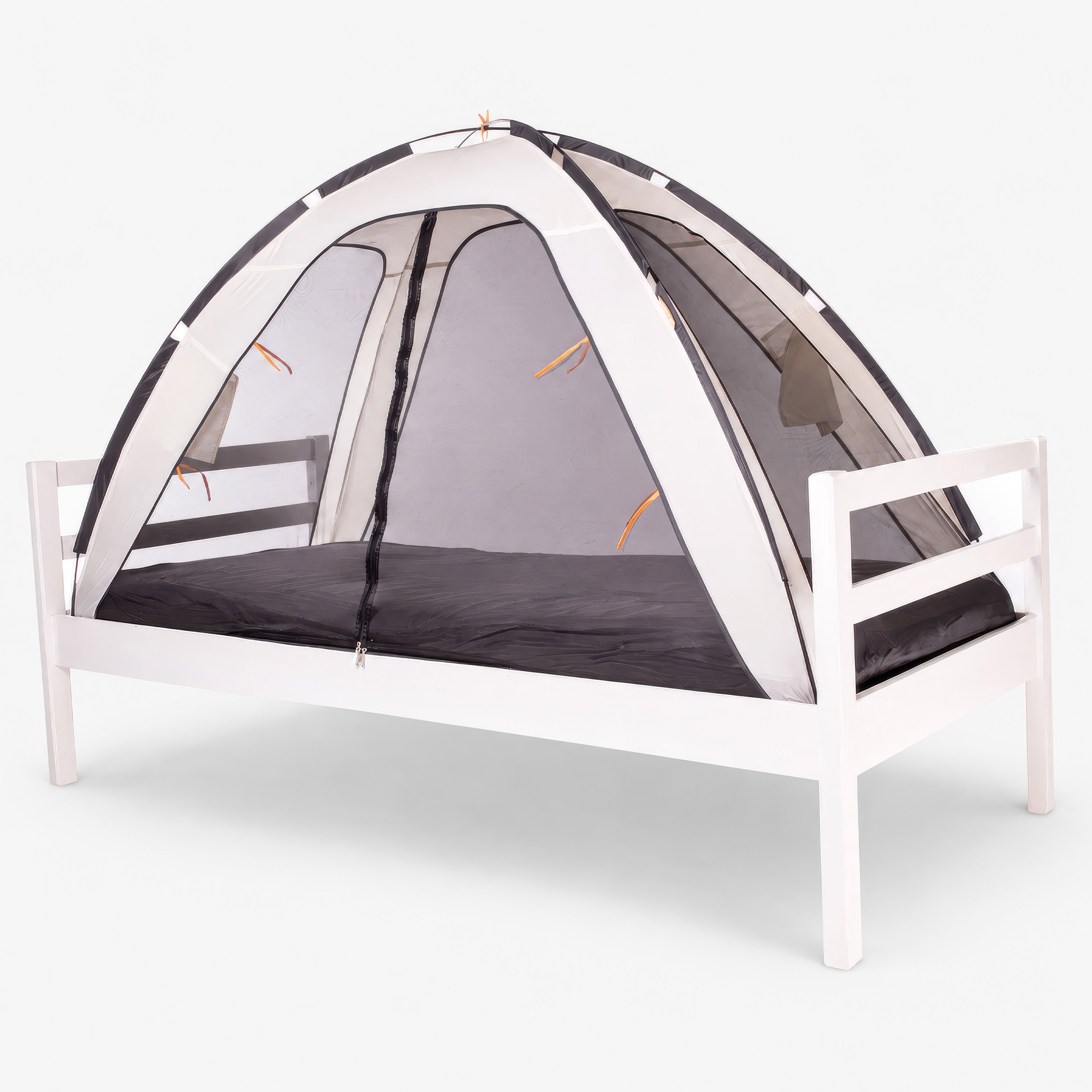 Bedtent Klamboe Cream - 200x90cm - Hoogste kwaliteit Muggennet