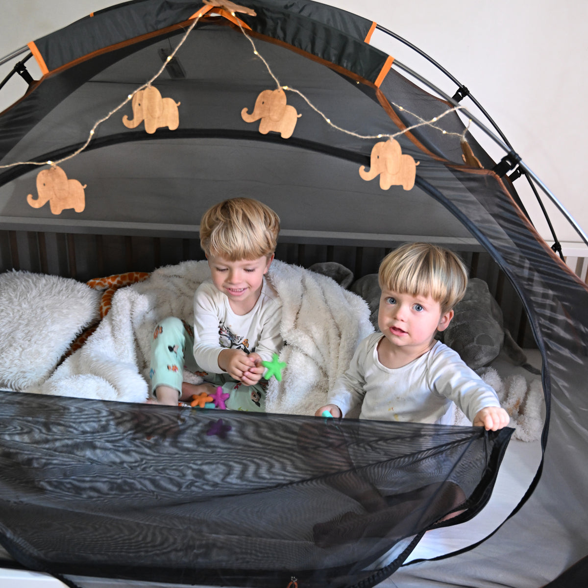 Bedtent Klamboe Zwart - 200x90cm - Hoogste kwaliteit Muggennet