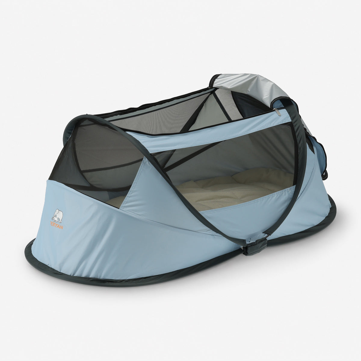 BabyBox baby tentje Campingbedje + matras - Sky Blue