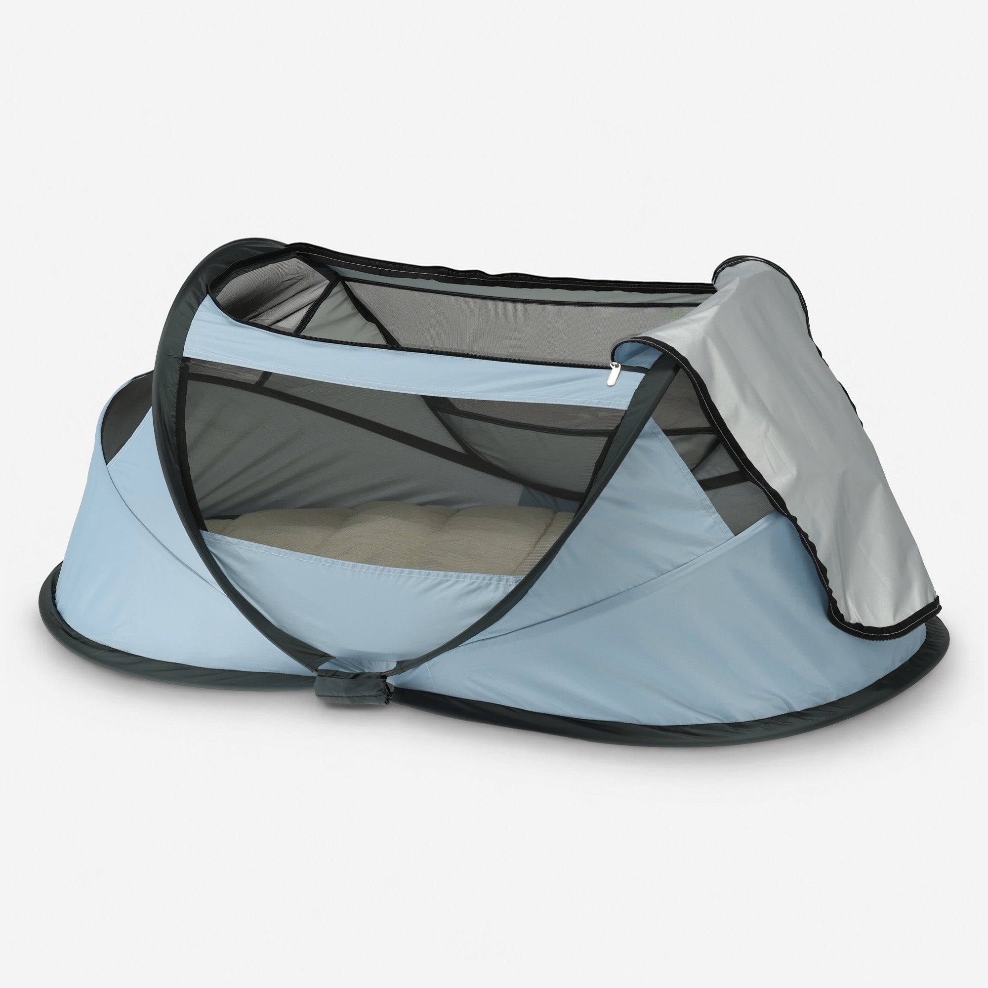 BabyBox baby tentje Campingbedje + matras - Sky Blue