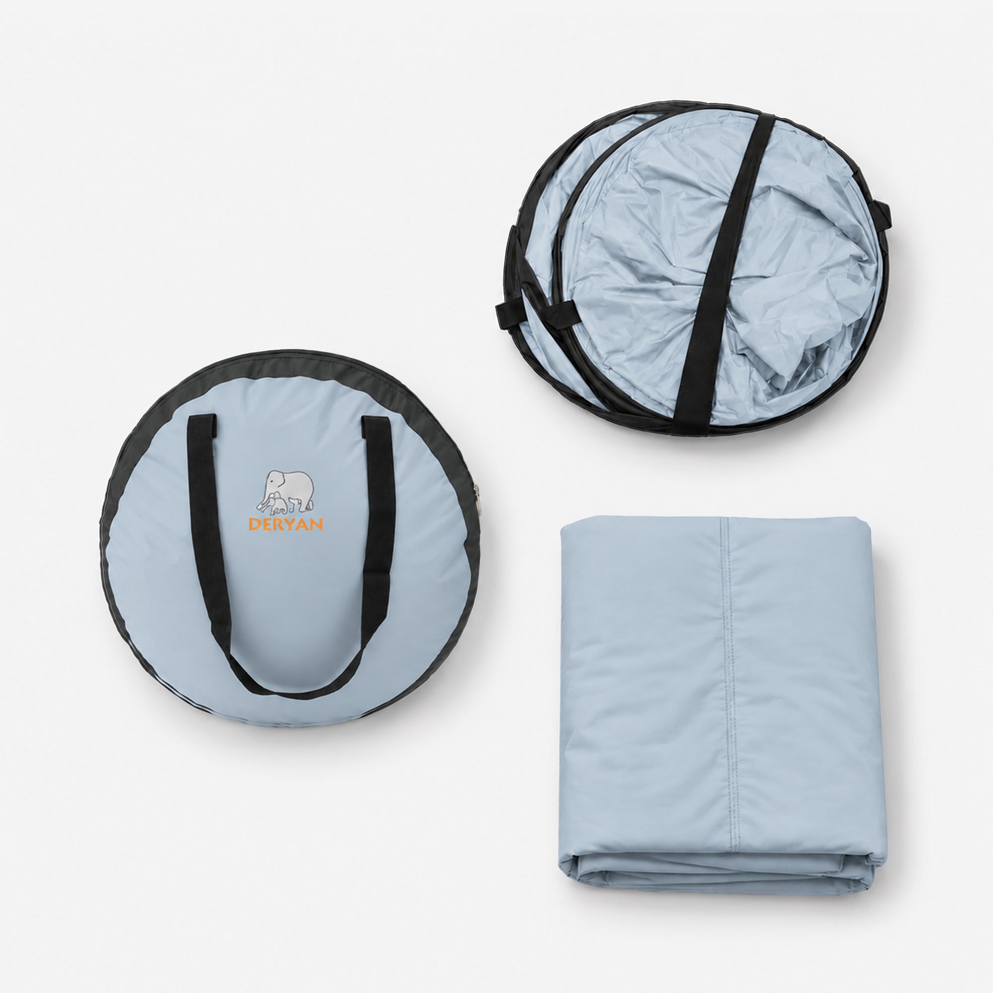 BabyBox baby tentje Campingbedje + matras - Sky Blue