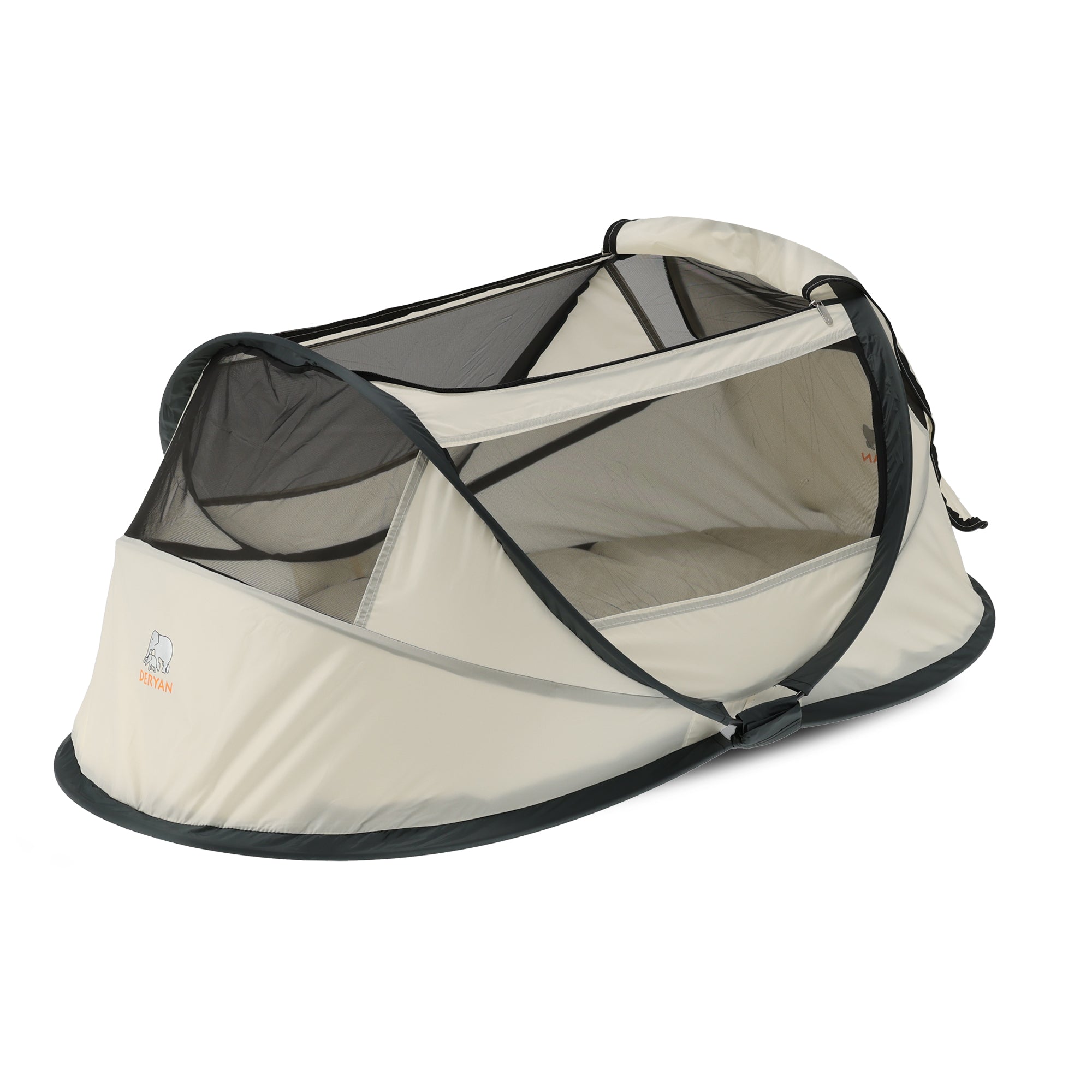 BabyBox baby tentje Campingbedje + matras - Cream