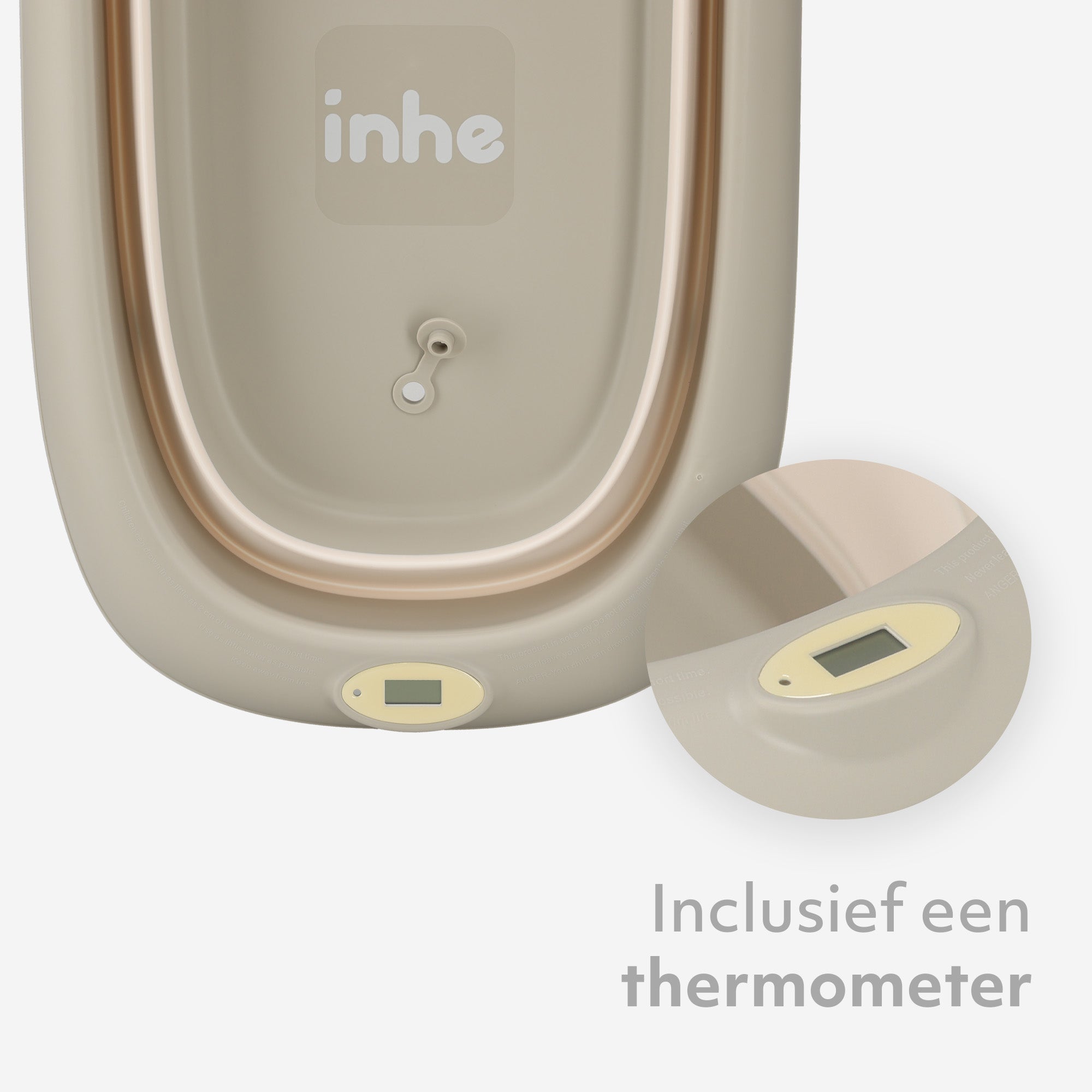 Opvouwbaar Babybad met Thermometer & Badkussen - Peuterbadje - Babybadje- Babyspullen - Babybadje met standaard - baby bad - Kinderbadje - Babyspullen - Baby bad set