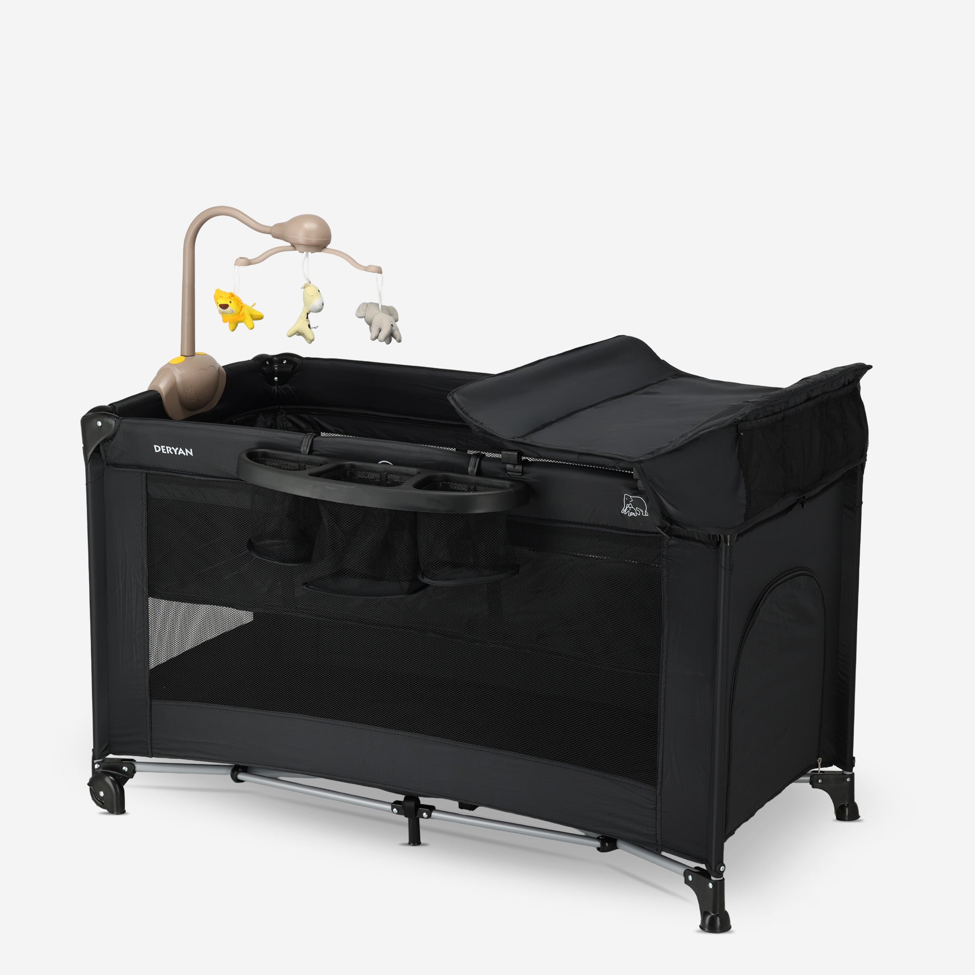 Believer Luxe Campingbed - Inclusief bodemverhoger - Zwart