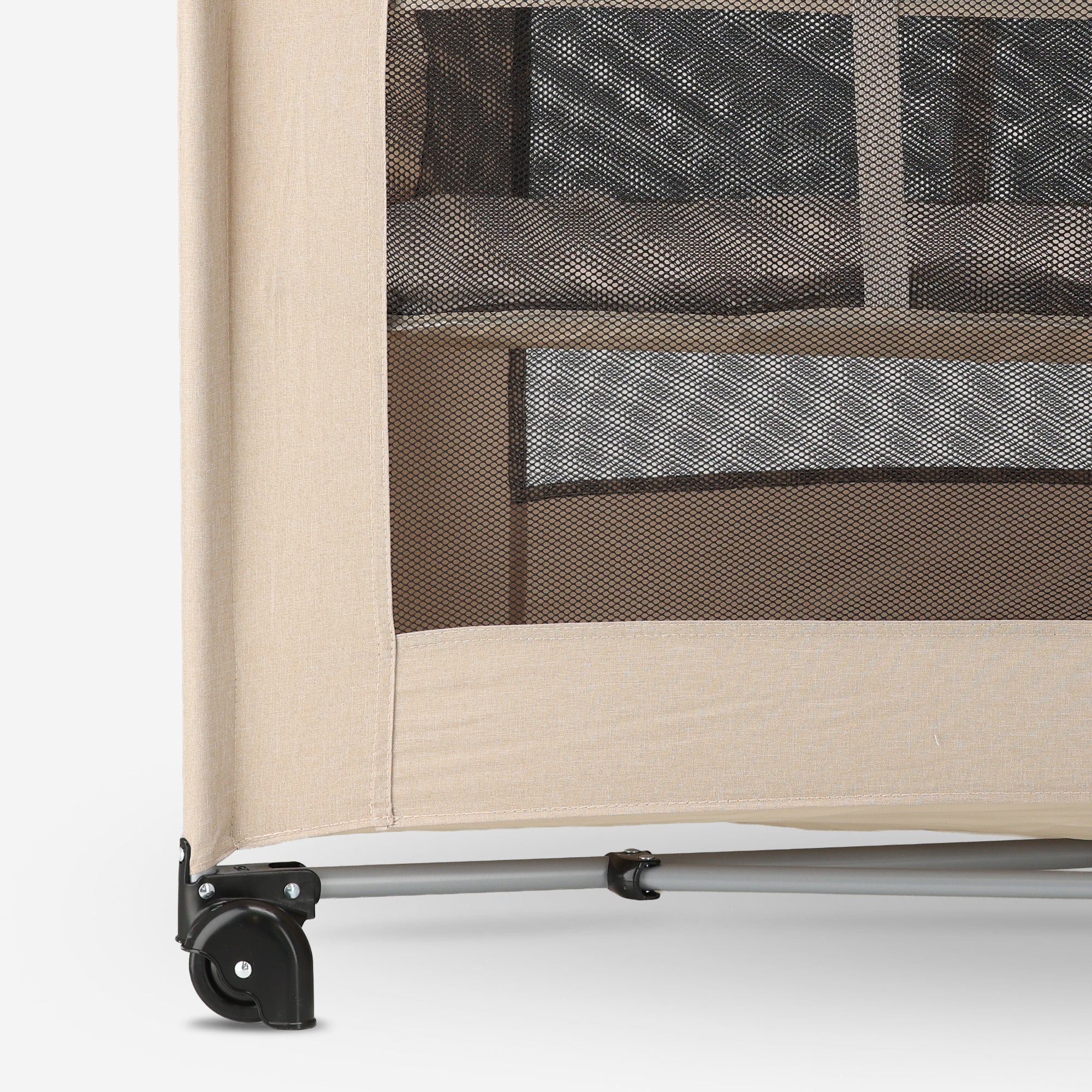 Believer Luxe Campingbed - Inclusief bodemverhoger - Nougat