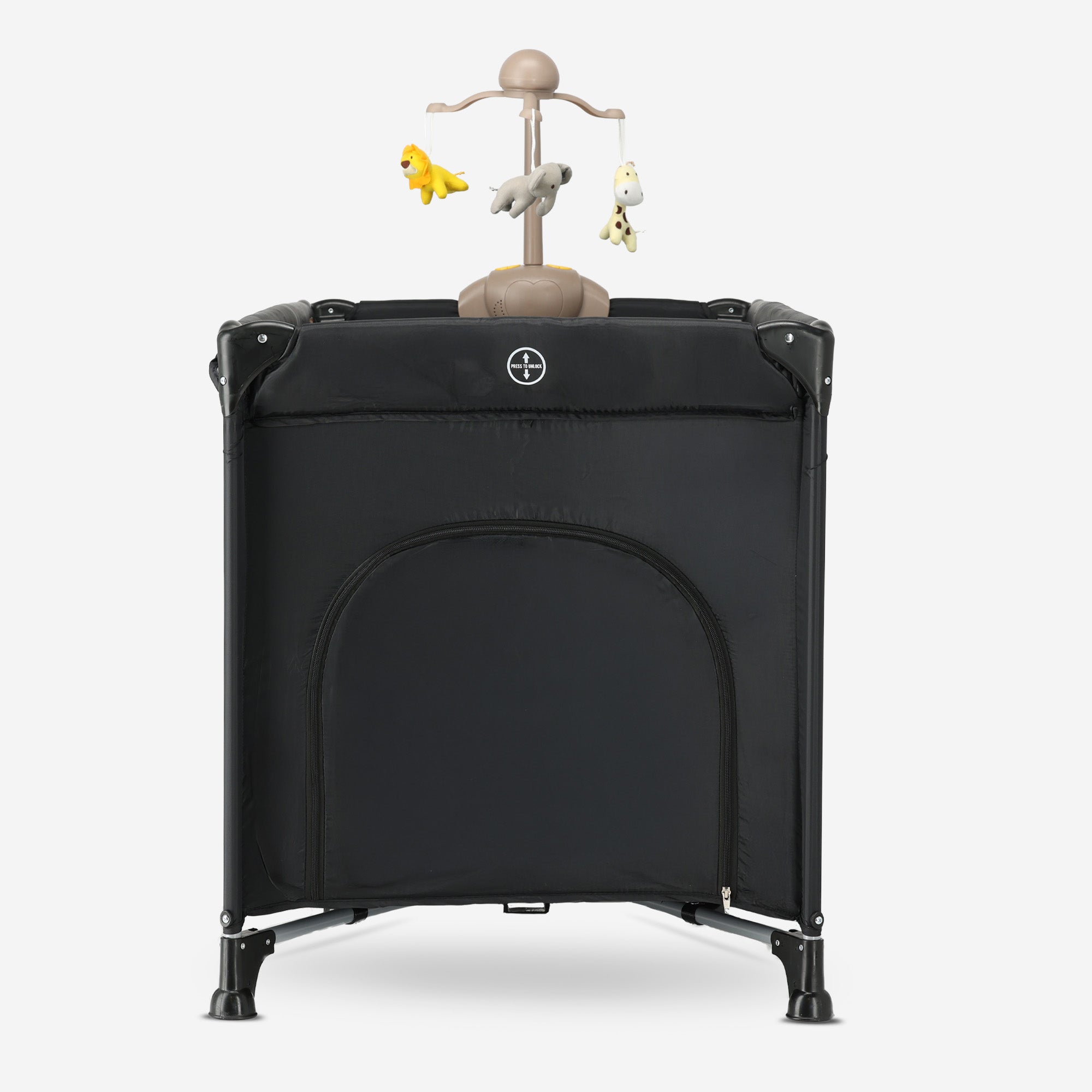 Believer Luxe Campingbed - Inclusief bodemverhoger - Zwart