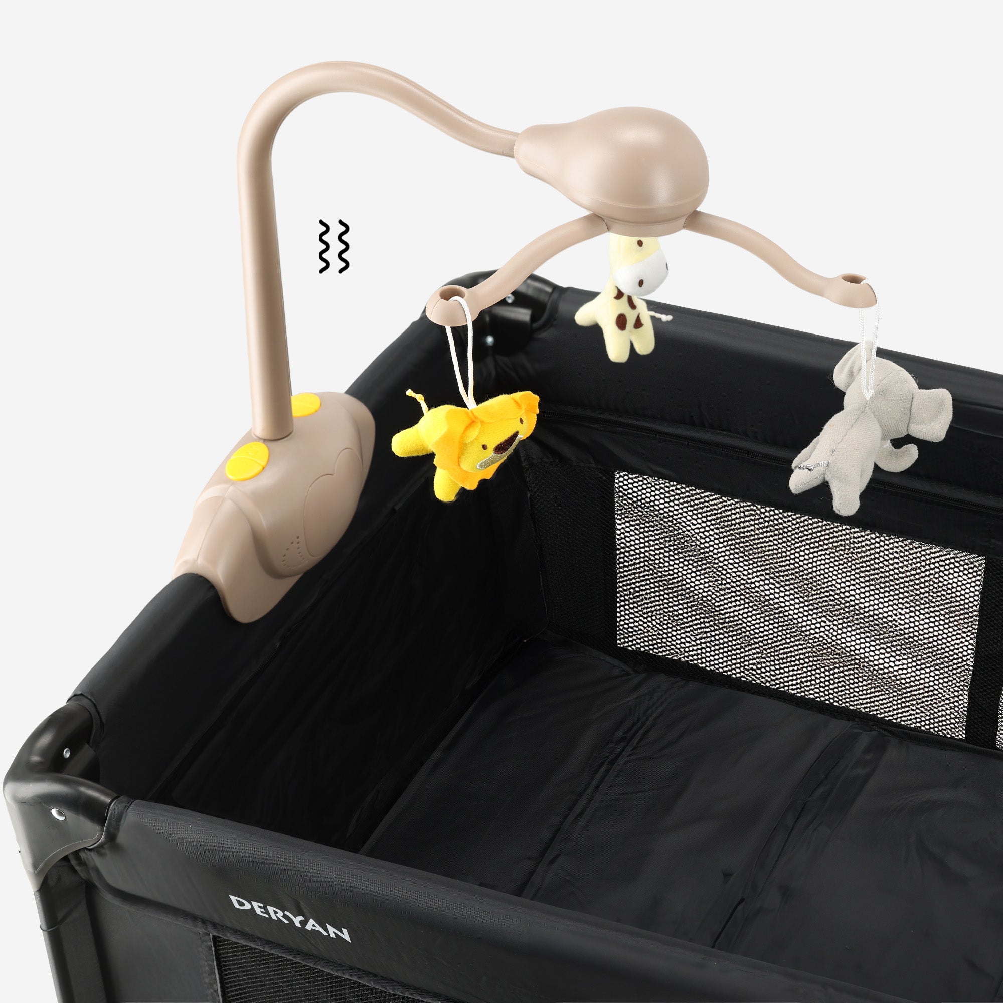 Believer Luxe Campingbed - Inclusief bodemverhoger - Zwart