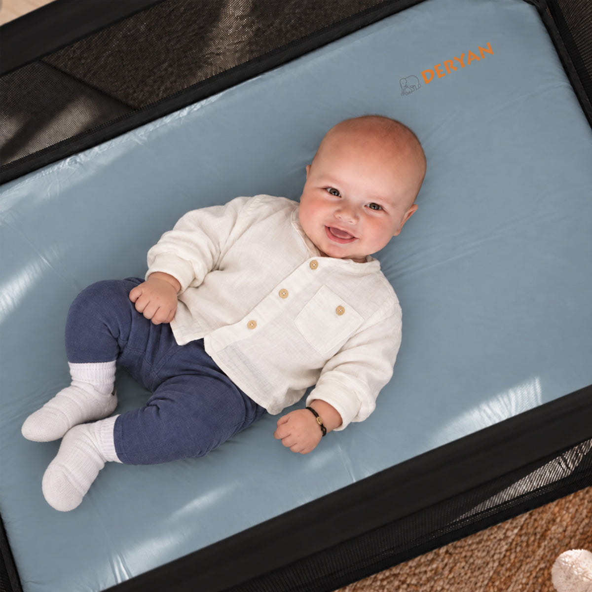 Zelfopblaasbaar campingbed matras - Grijs - 120x60 cm