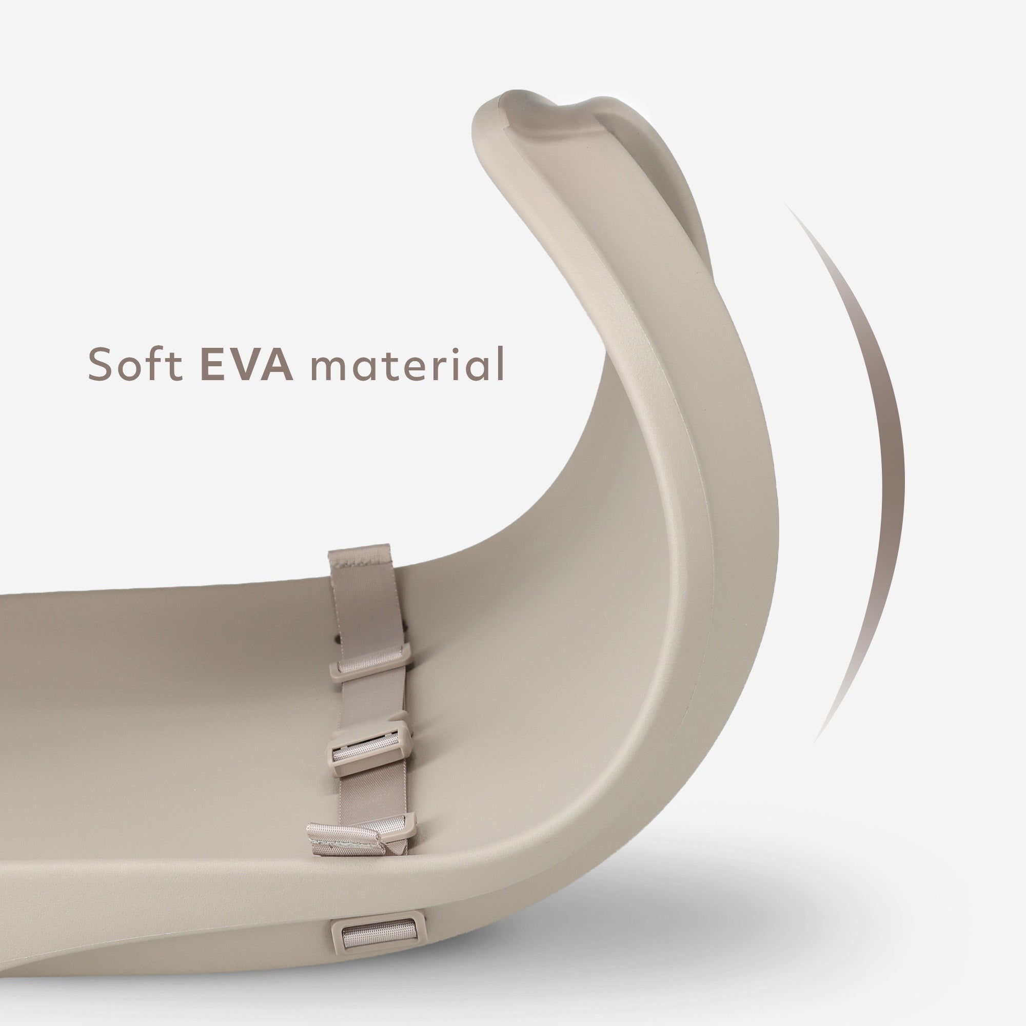Verschoonkussen & Aankleedkussen – Multifunctioneel Waterdicht Verschoonmatje met Verhoogde Randen, Antislip PU-schuim – Comfortabel, Veilig & Hygiënisch Taupe