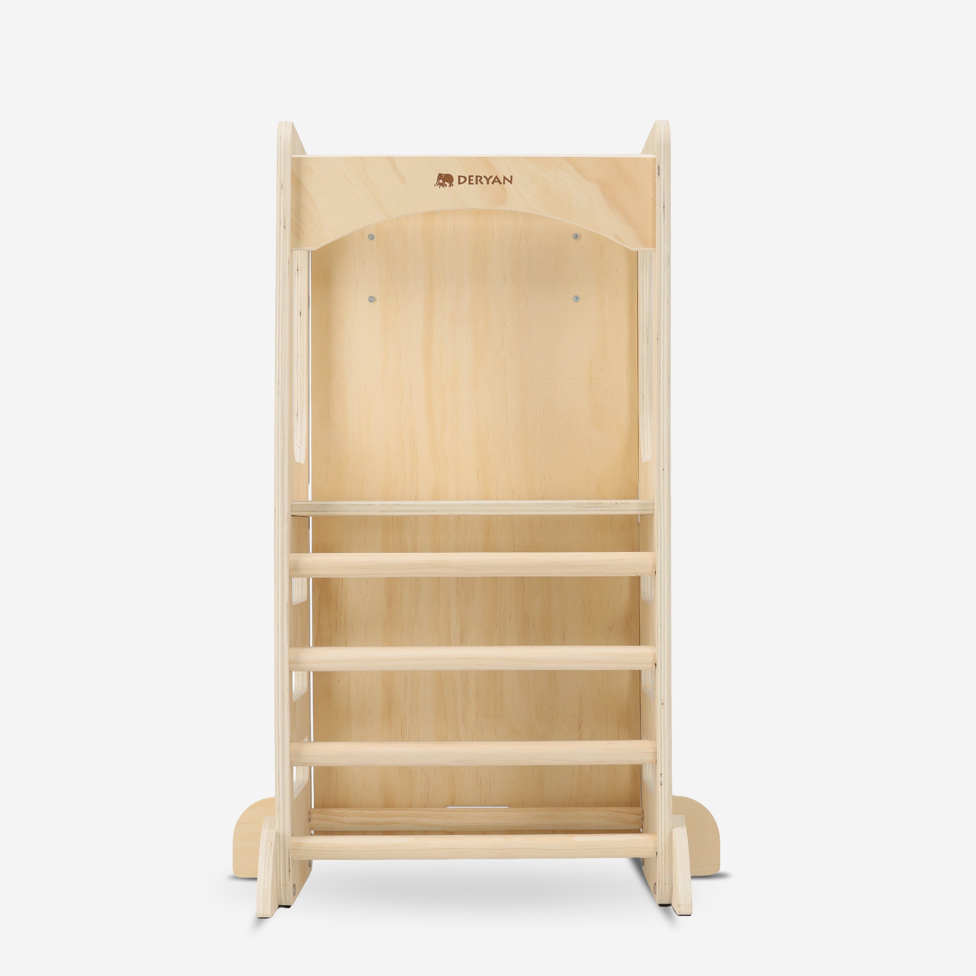Luxe 4-in-1 Leertoren - Klimtoren met Glijbaan en Krijtbord