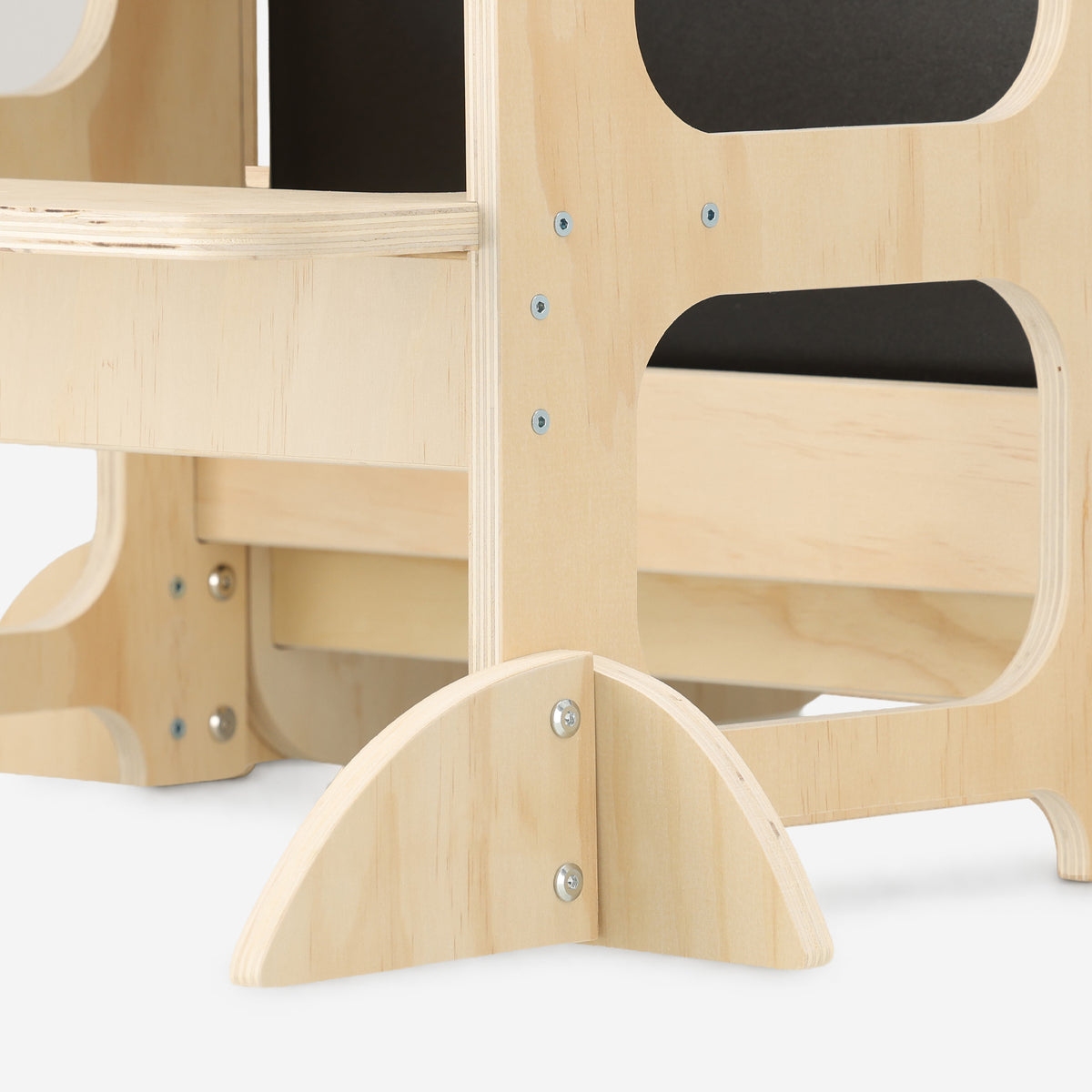 Luxe Houten Leertoren 4-in-1 met Tekenbord en Speeltafel
