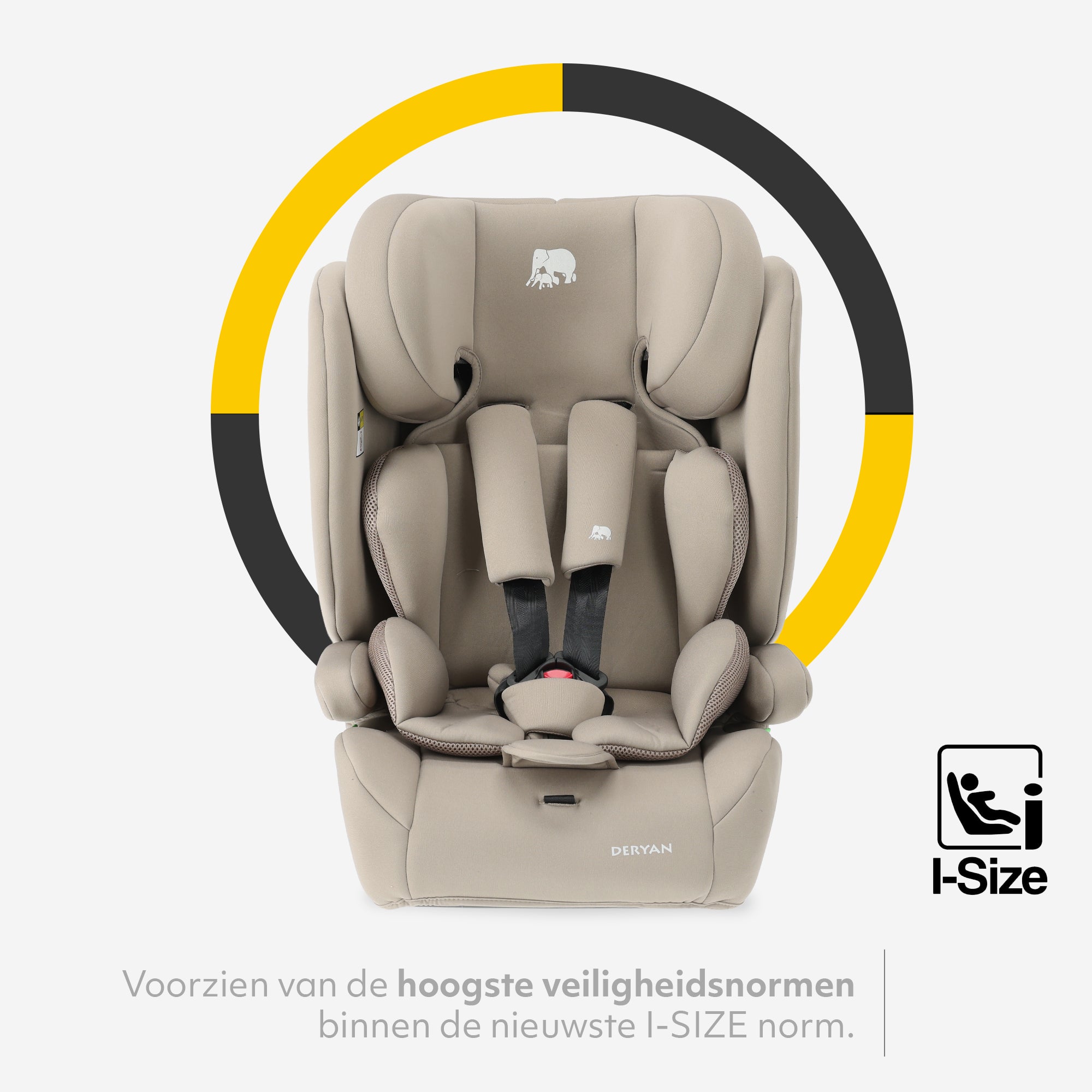 Carter Basic i-Size Autostoel 76-150 cm - 9-36 kg - Nougat