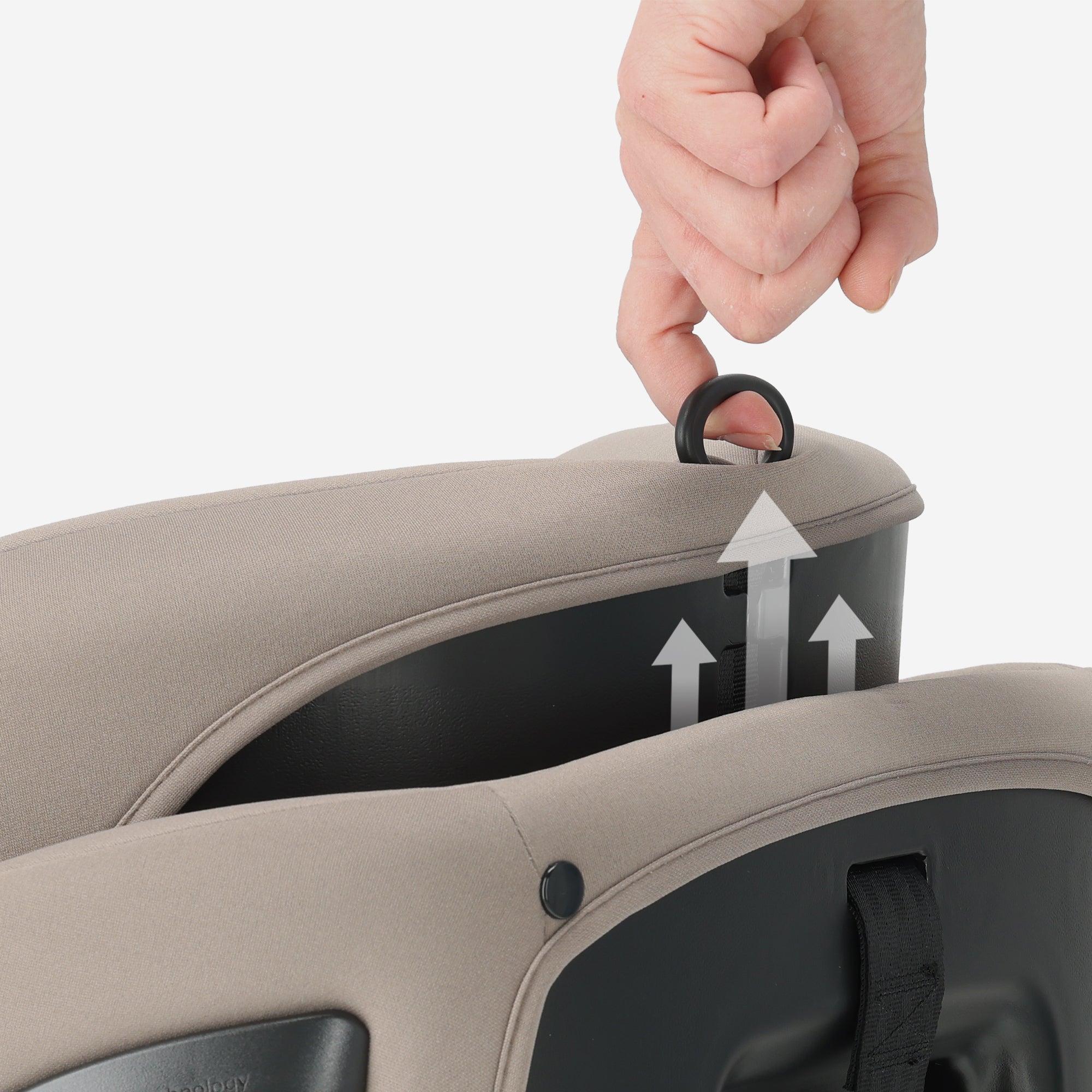 Carter Luxe i-Size/isofix Autostoel 76-150 cm - 9-36 kg - Diepe zitting - Afstelbare hoofdsteun - Veiligheidssystemen - Eenvoudig te reinigen - Groep 1/2/3 - Nougat