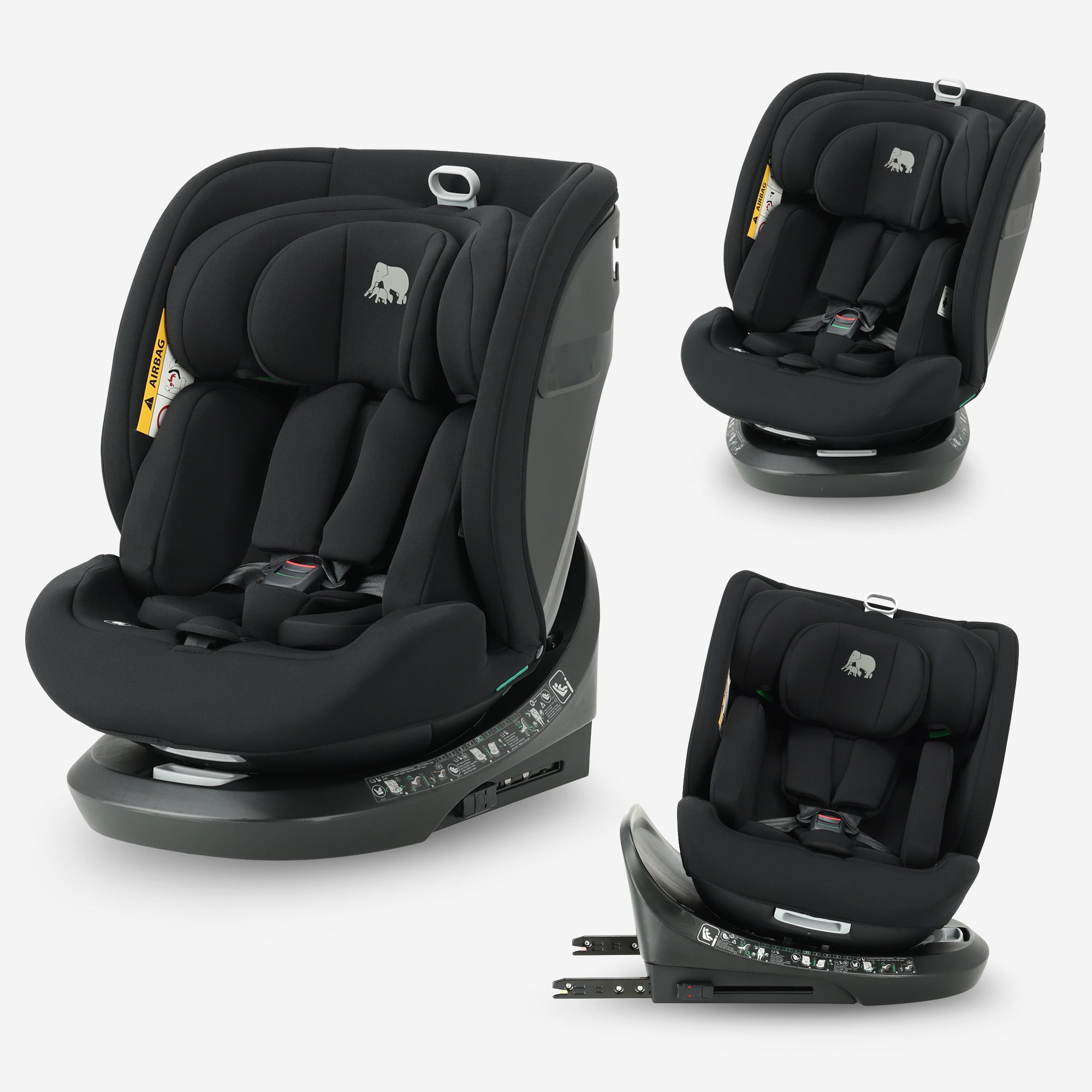 Deryan Cassie Luxe I-size Autostoel - Groep 0-1-2-3 - Isofix - Draaibaar 360°