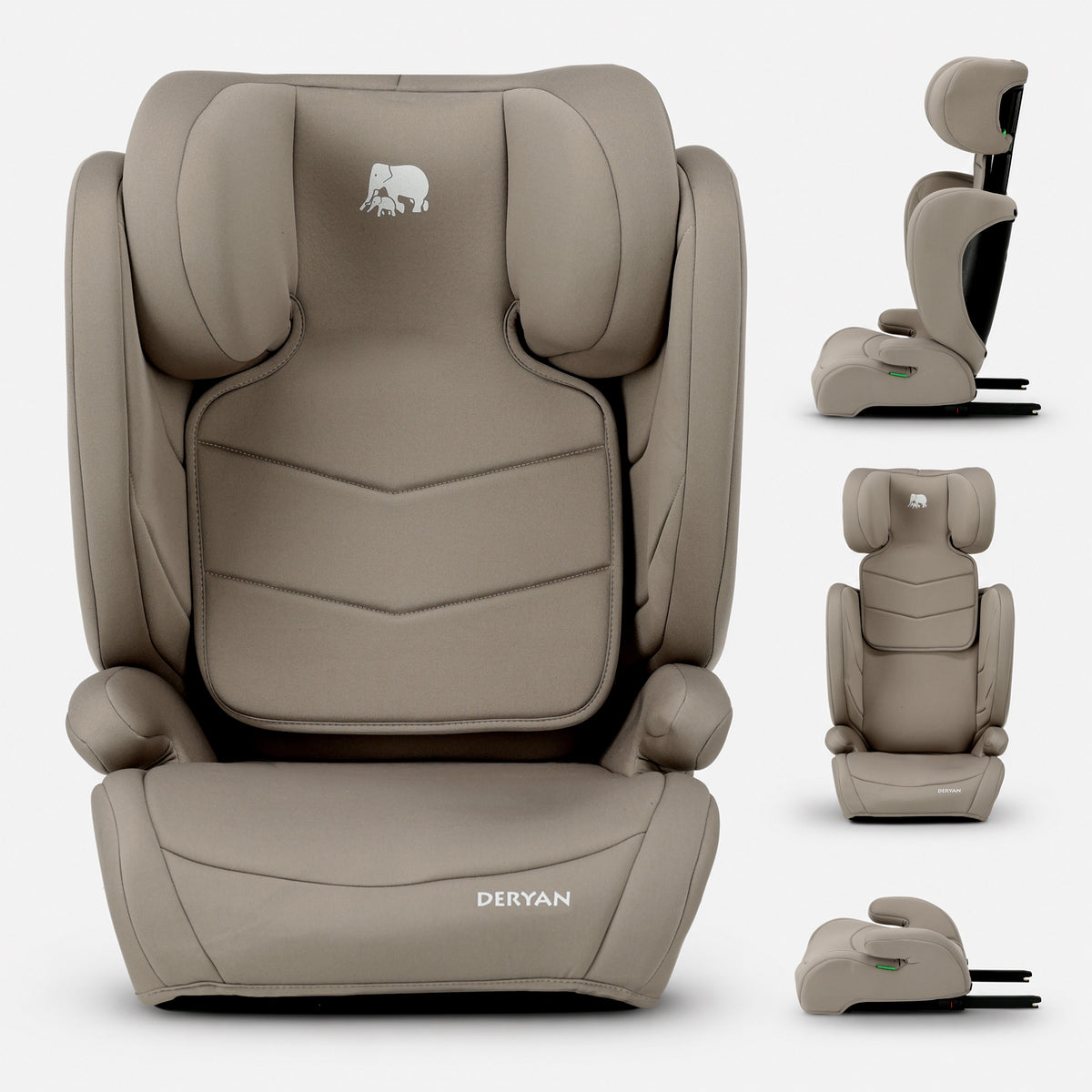 Charlie Luxe i-Size/isofix Autostoel Vanaf 3,5 jaar tot ca. 12 jaar - 100-150 cm - Truffle Nougat