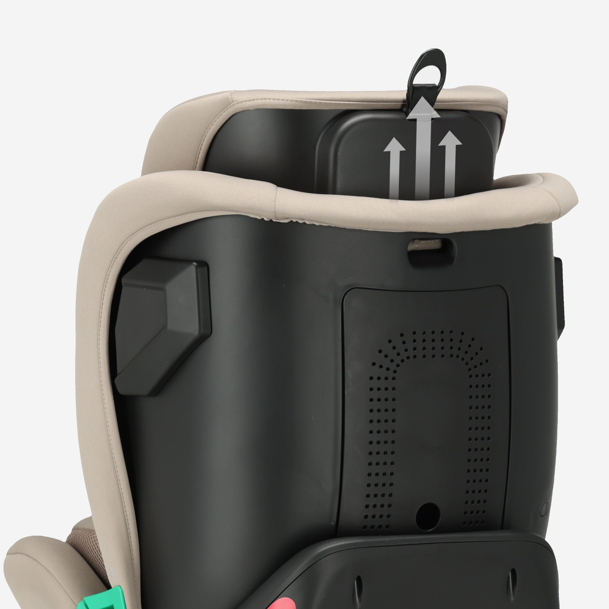 Chase Luxe i-Size Autostoel - 0-36kg - Isofix steunpoot - 360 draaibaar - Nougat