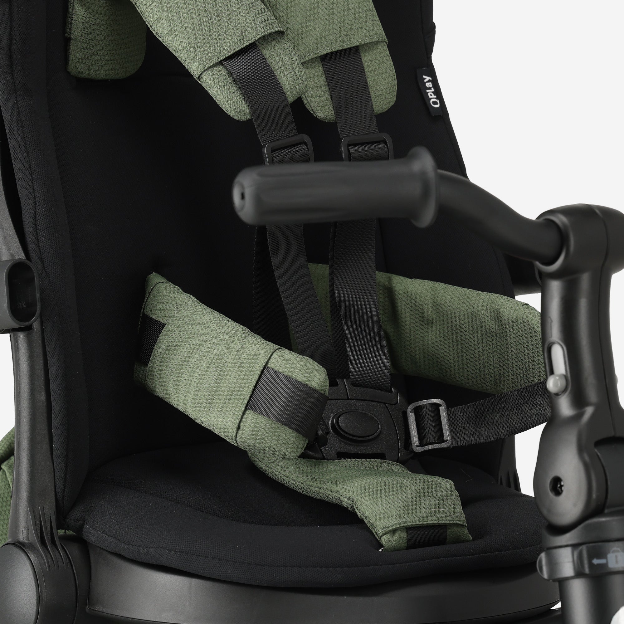 Qplay Comfo Max Driewieler met Duwstang - 7-in-1 Peuterfiets - Groen