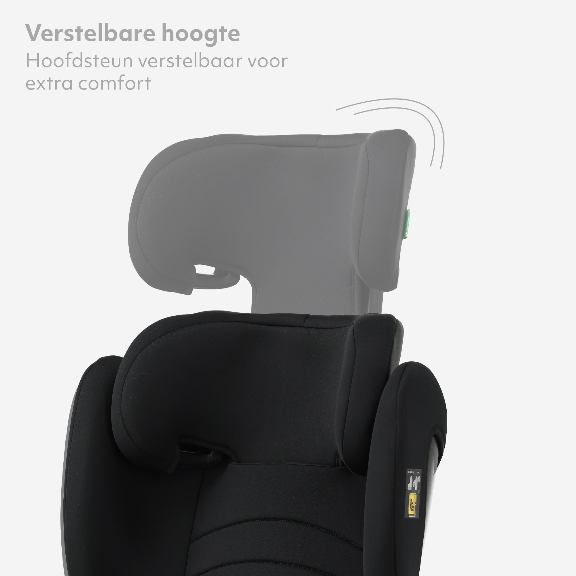 Daisy Isofix i-Size Autostoel - 100 tot 150 cm - Verstelbare Hoofdsteun