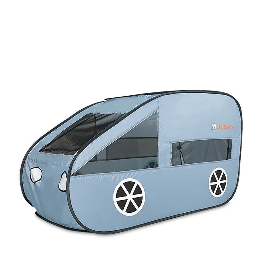 Deryan Luxe Pop up Auto Speeltent Ballenbak - Met 60 gekleurde ballen - Sky blue