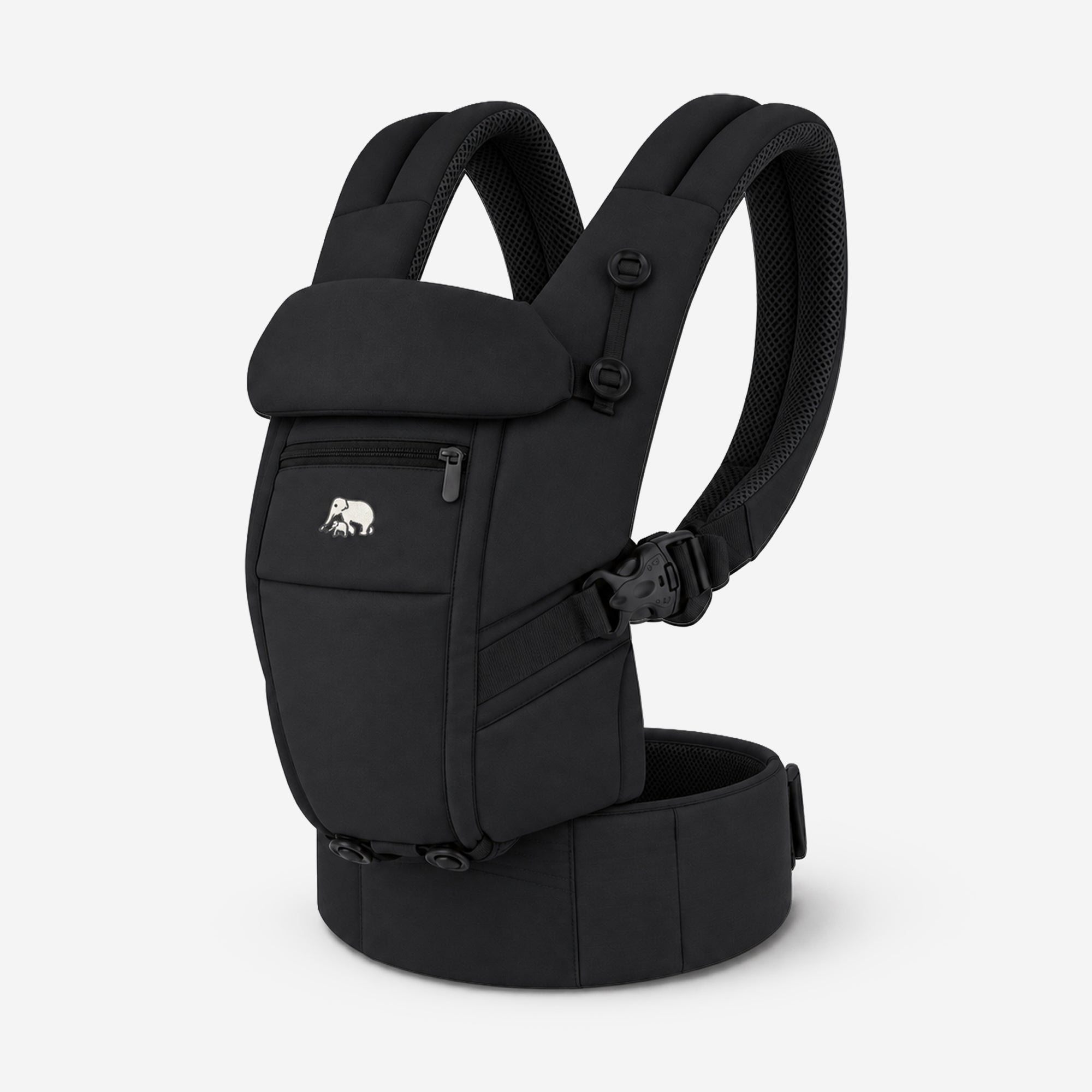Deryan Ergonomische Draagzak - Buikdrager 4-in-1 - Zwart