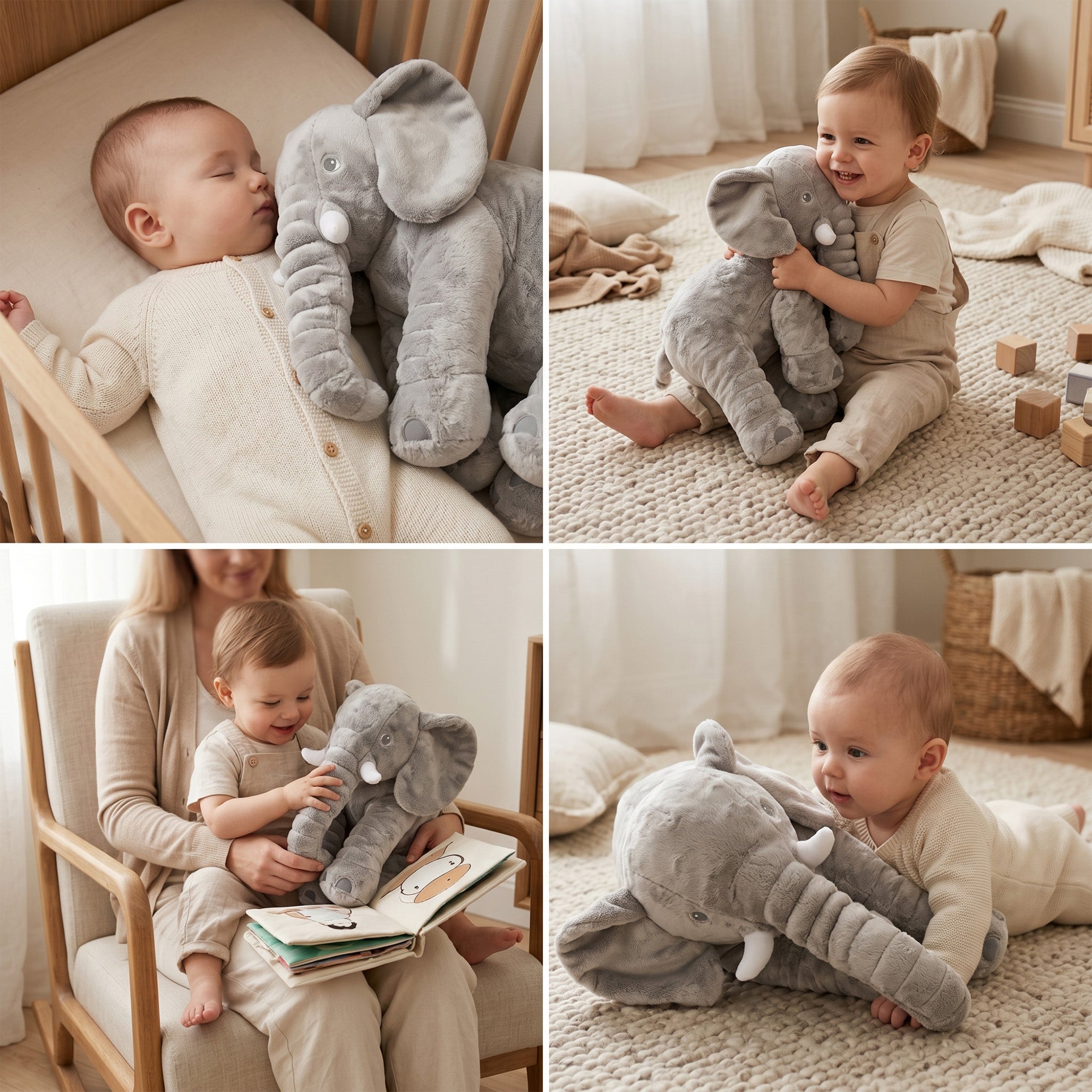 Olifant Knuffel - 40cm