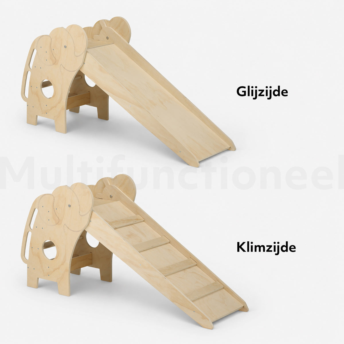 Luxe Houten Olifant Glijbaan