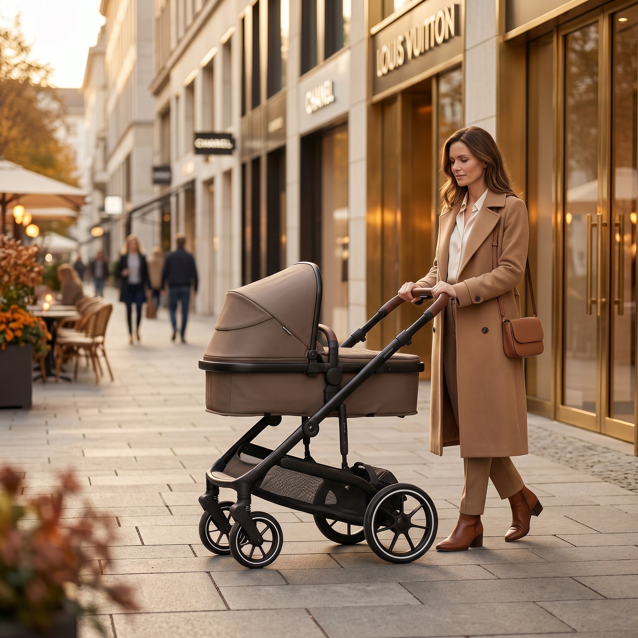 Noa 3-in-1 Kinderwagen Hazel Brown