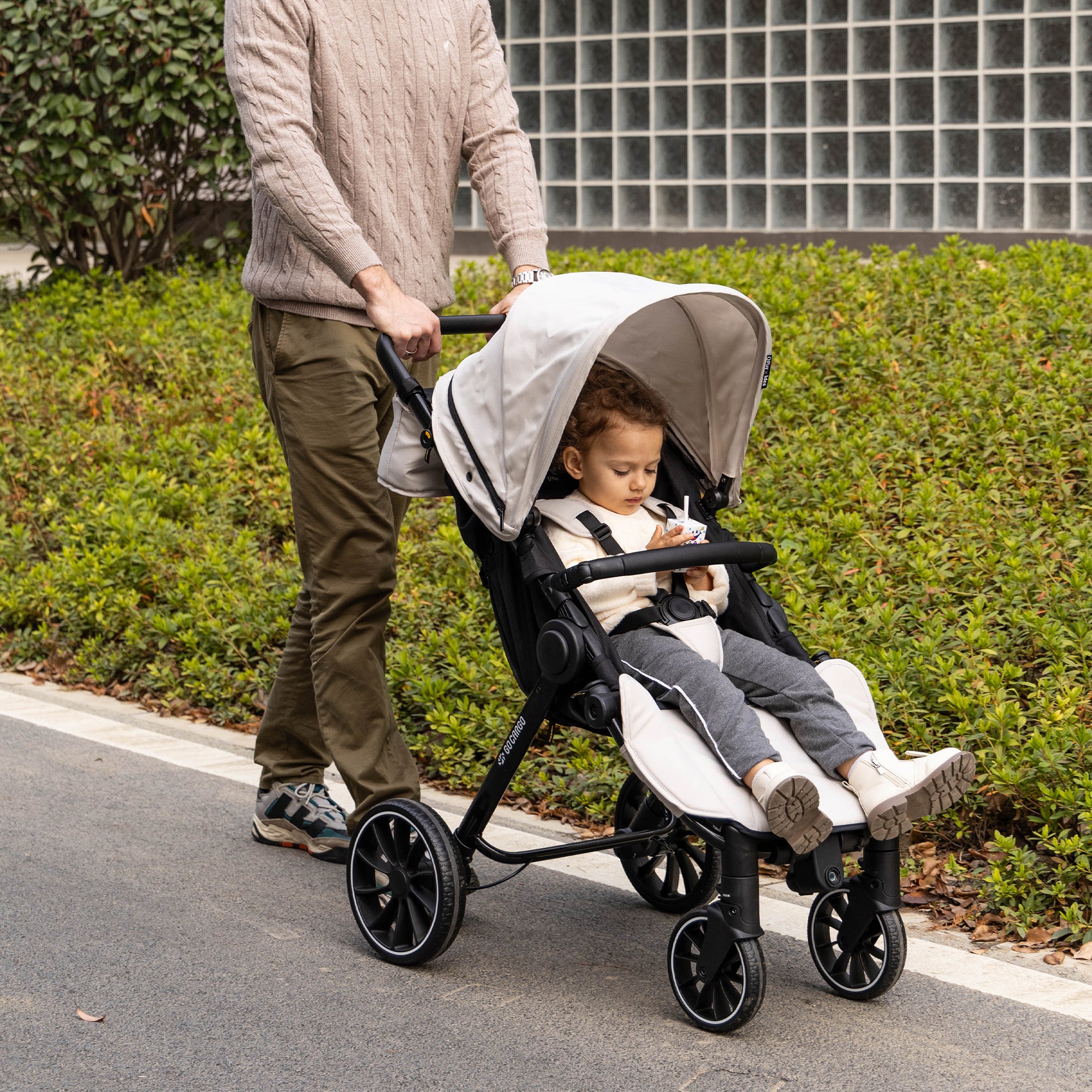 Qplay Go Cargo Kinderwagen & Bolderkar - Beige