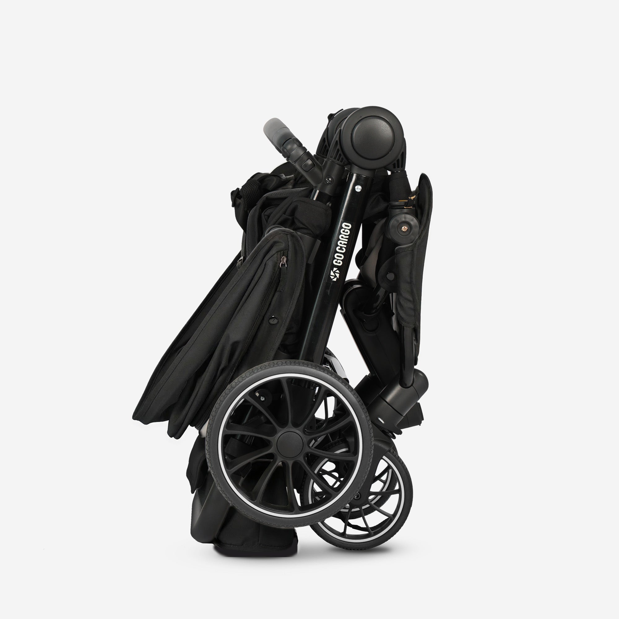 Qplay Go Cargo Kinderwagen & Bolderkar - Zwart