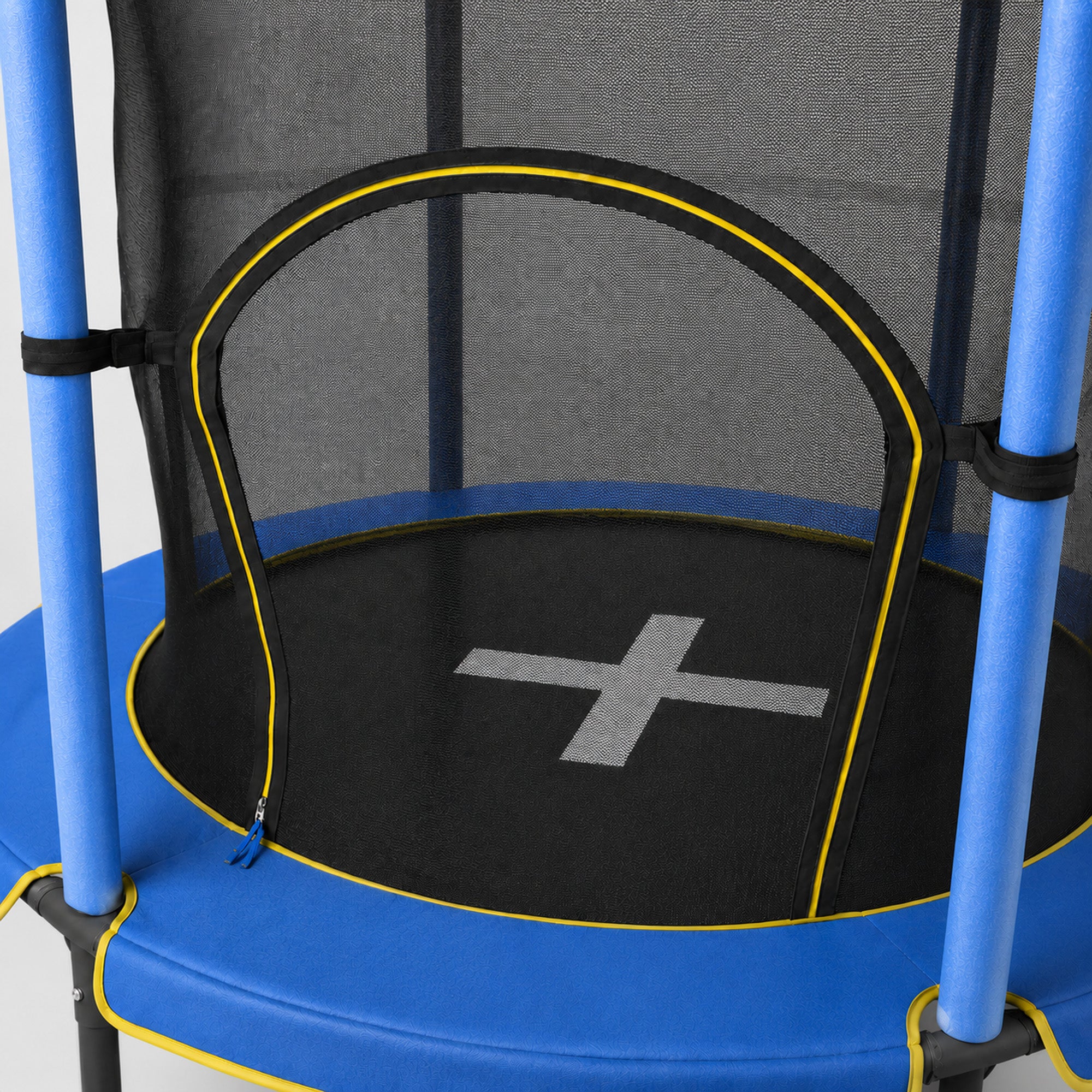 Mooiys Indoor Kindertrampoline 140cm - Met Veiligheidsnet - Blauw