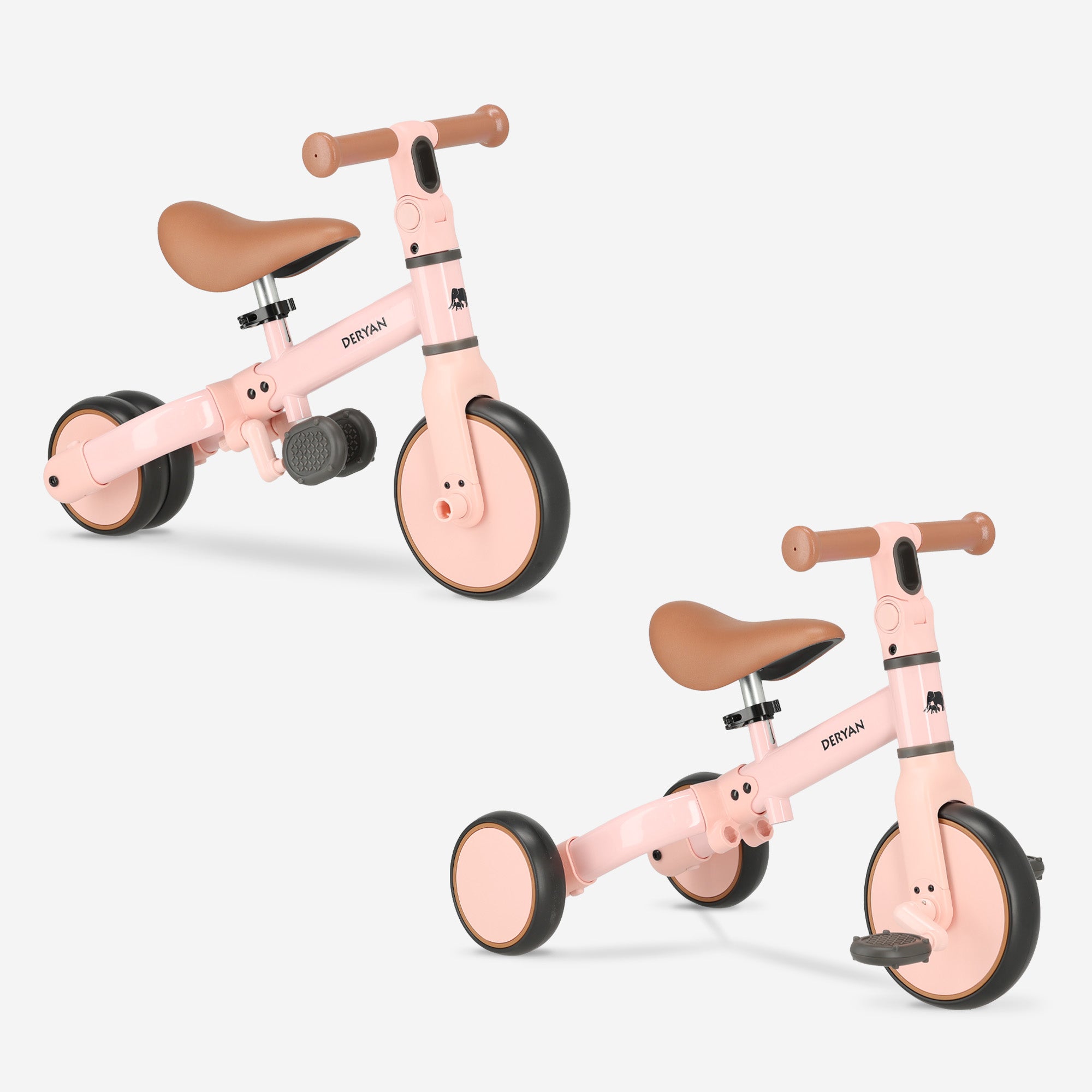 Jaime 4 in 1 Driewieler - Roze