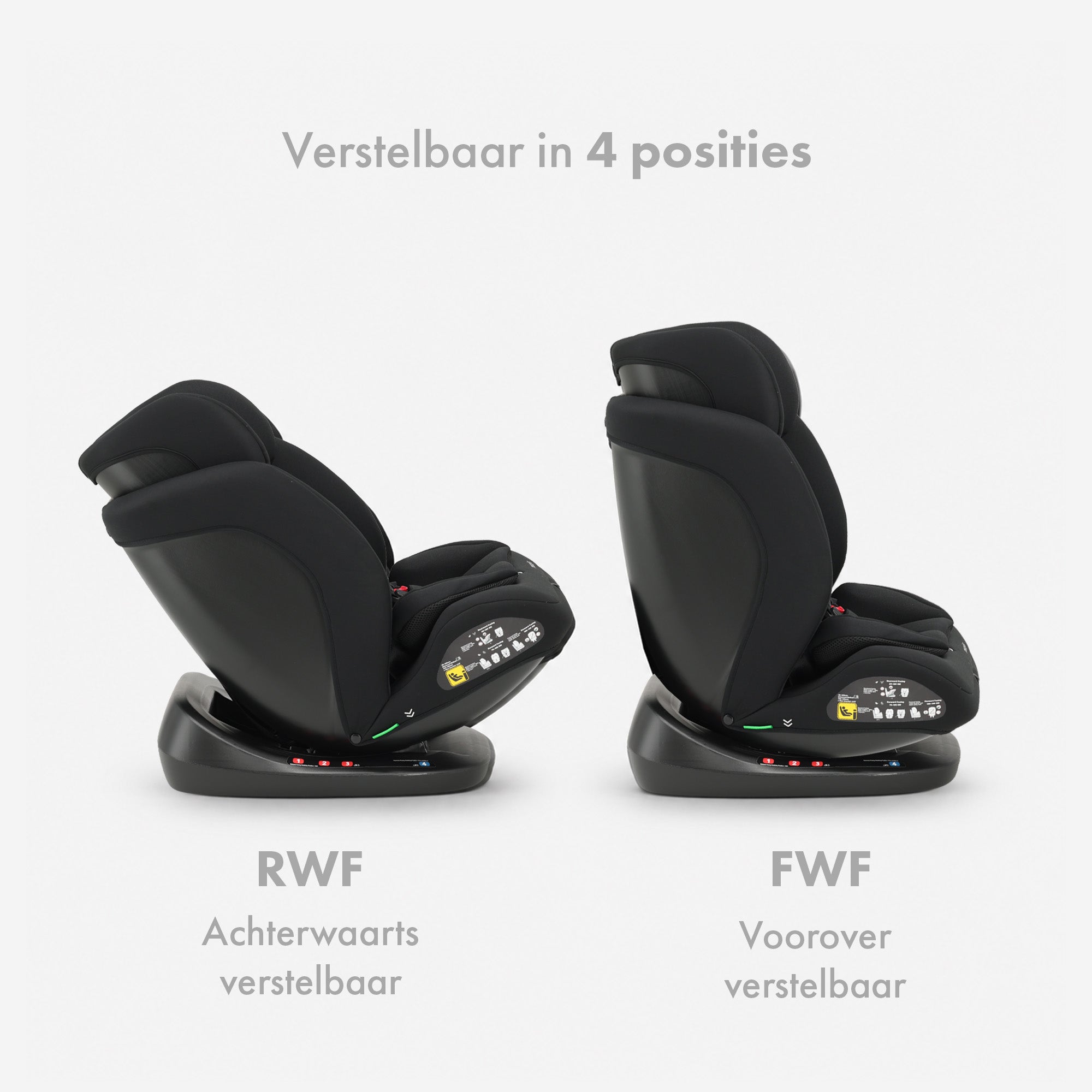 Bella i-Size Autostoel - Geschikt vanaf 40 tot 150 cm - Achterwaarts & Voorwaarts - Te bevestigen met gordel