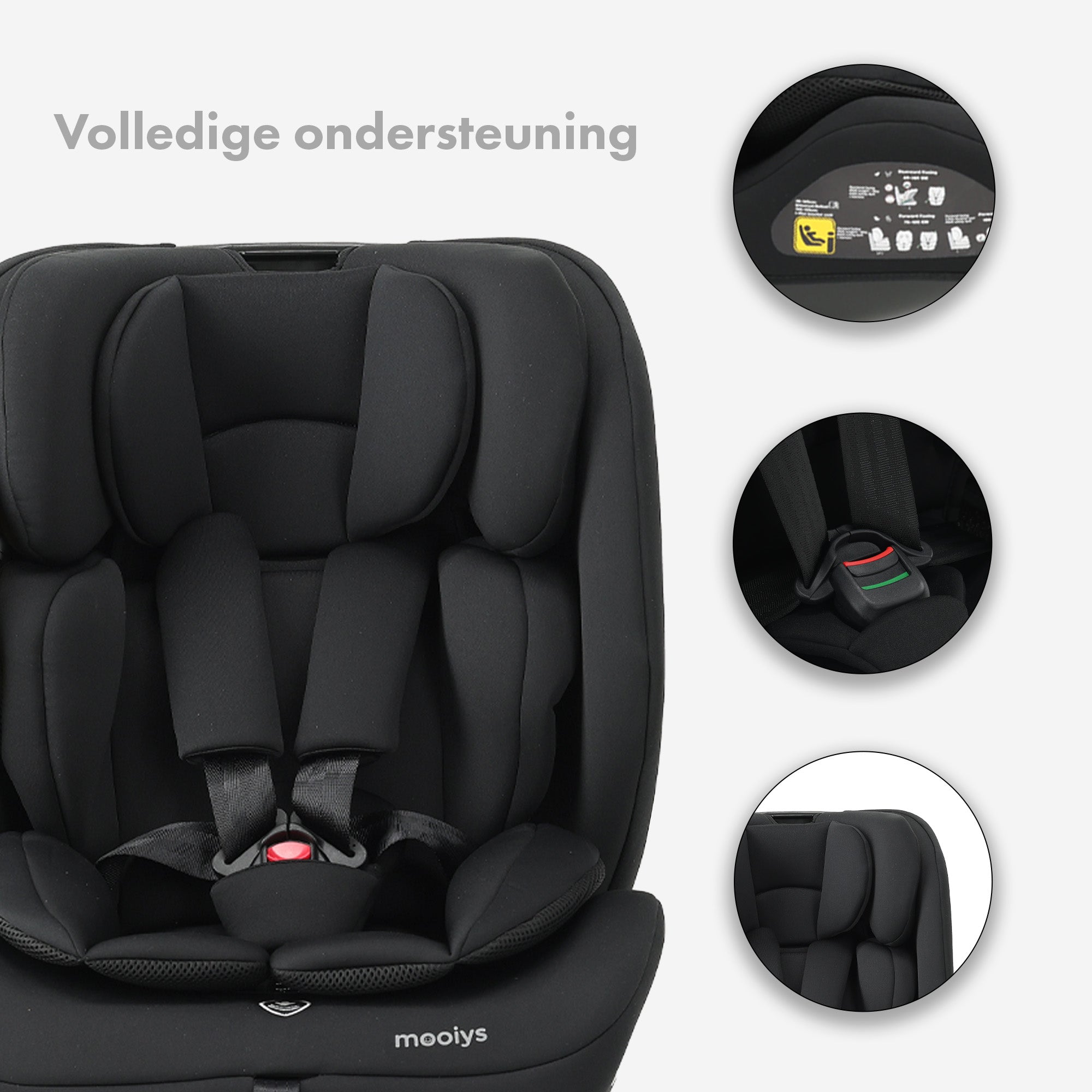 Bella i-Size Autostoel - Geschikt vanaf 40 tot 150 cm - Achterwaarts & Voorwaarts - Te bevestigen met gordel