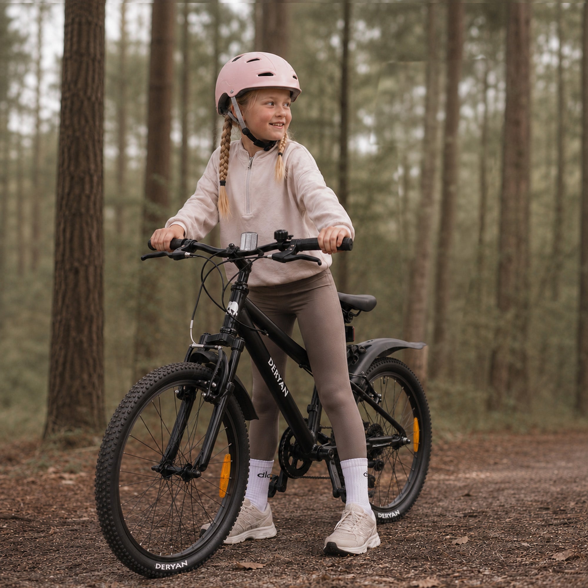 Kinder Mountainbike 20 Inch - Zwart
