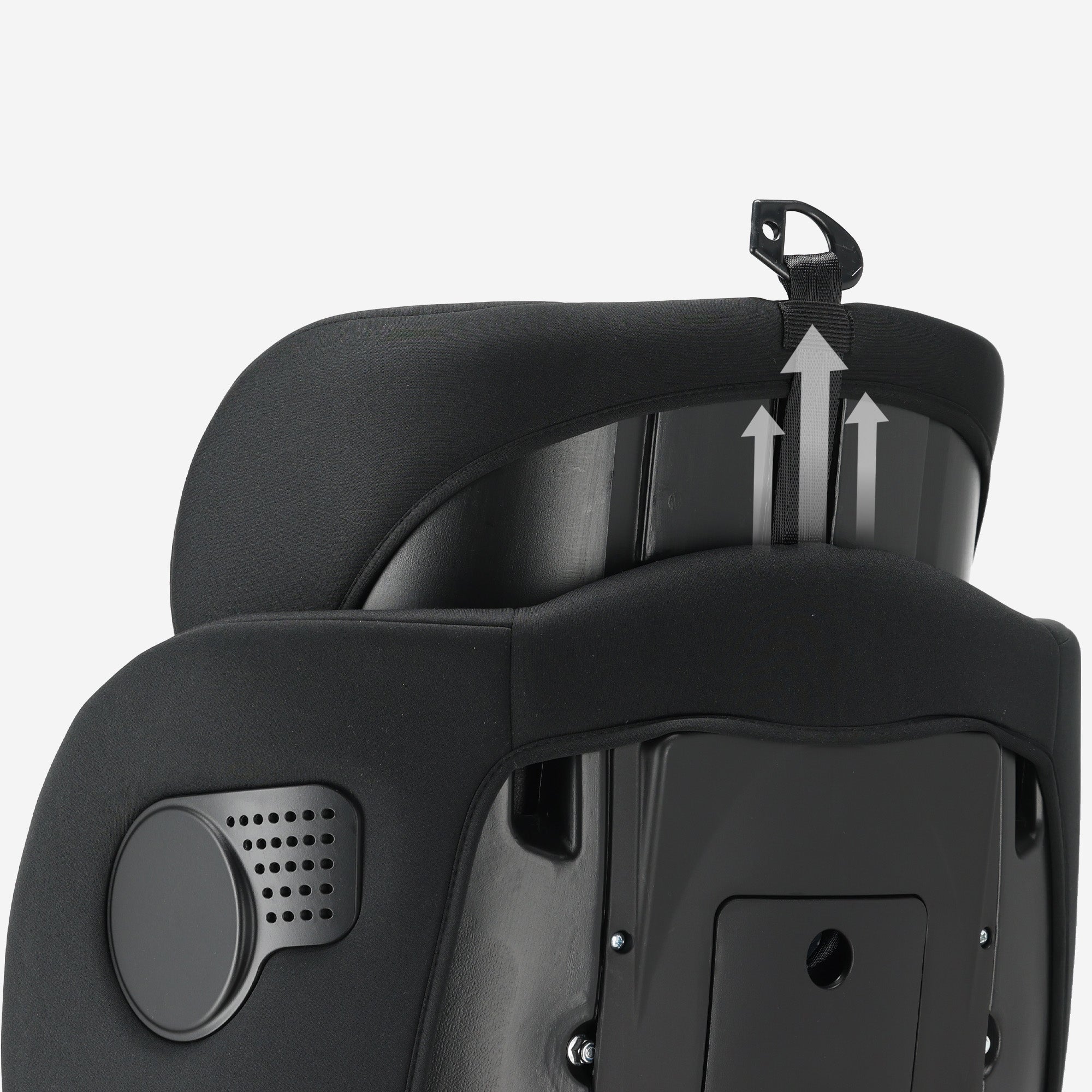 Indy Luxe Autostoel i-Size - 360° Draaibaar - Isofix - Zwart