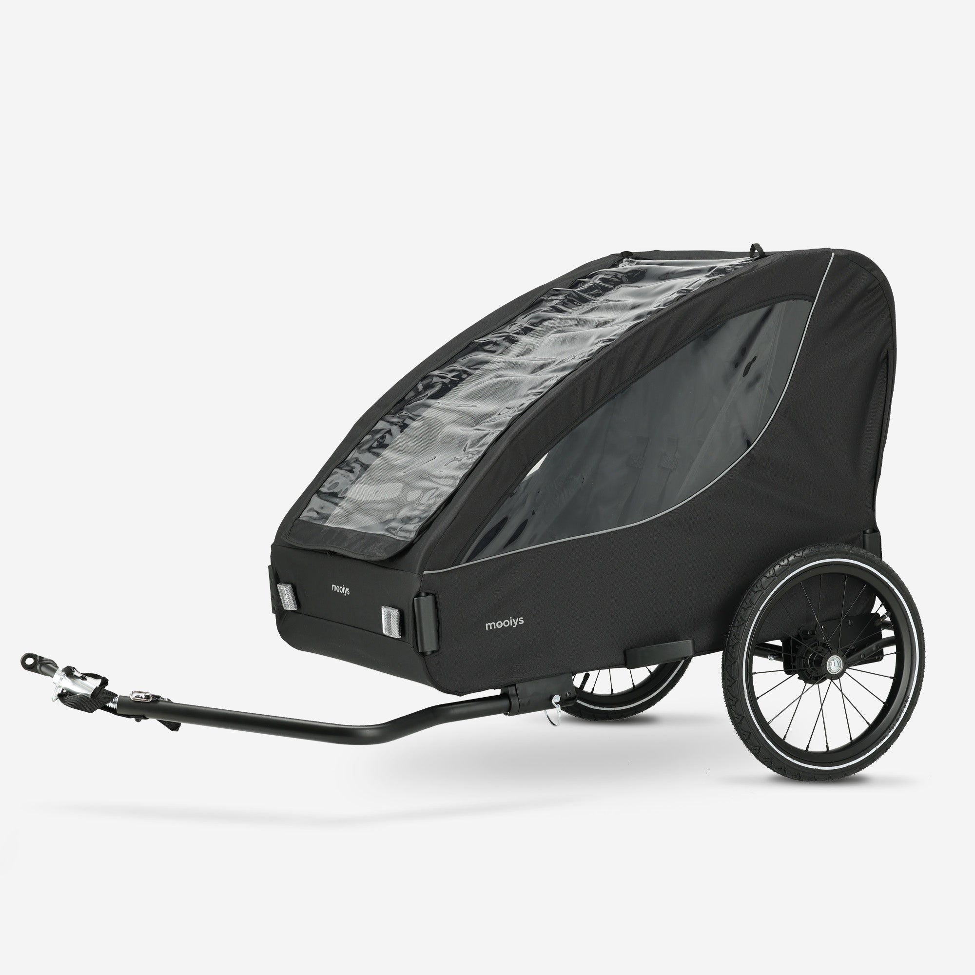 Mooiys Track Fietskar - 2 persoons fietskar - Zwart