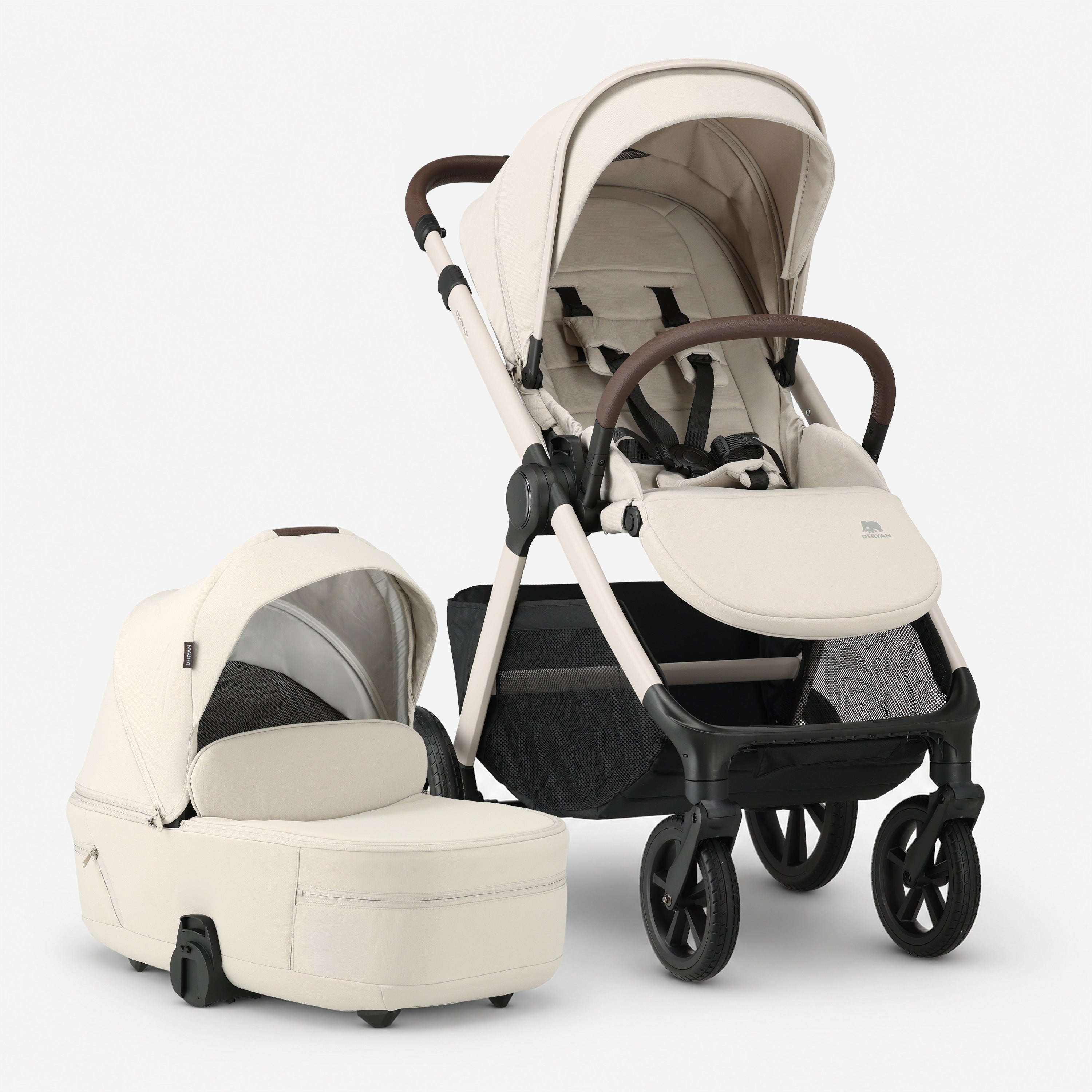 Otis 2-in-1 Kinderwagen Beige