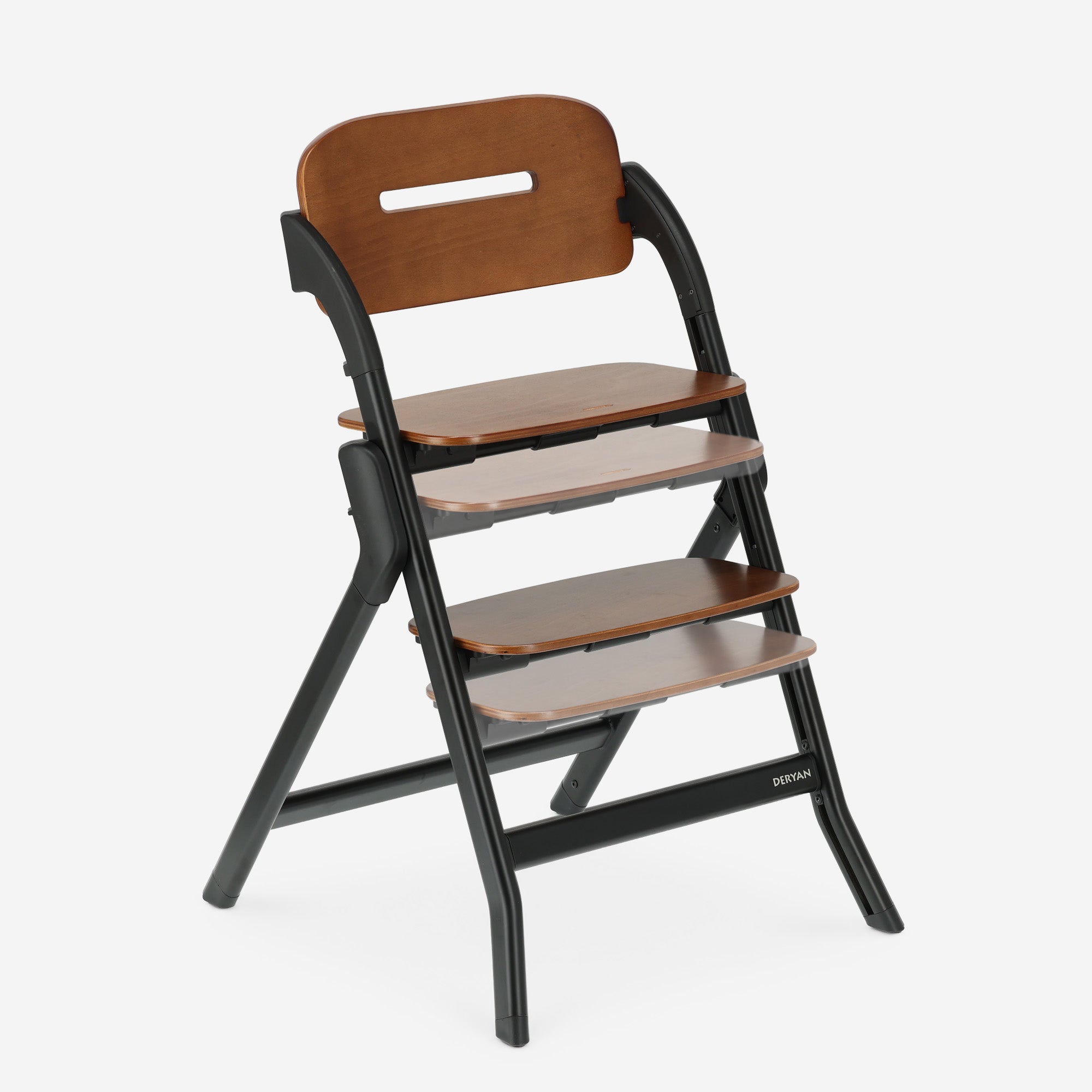 Oak Luxe Kinderstoel met Bouncer - Zwart
