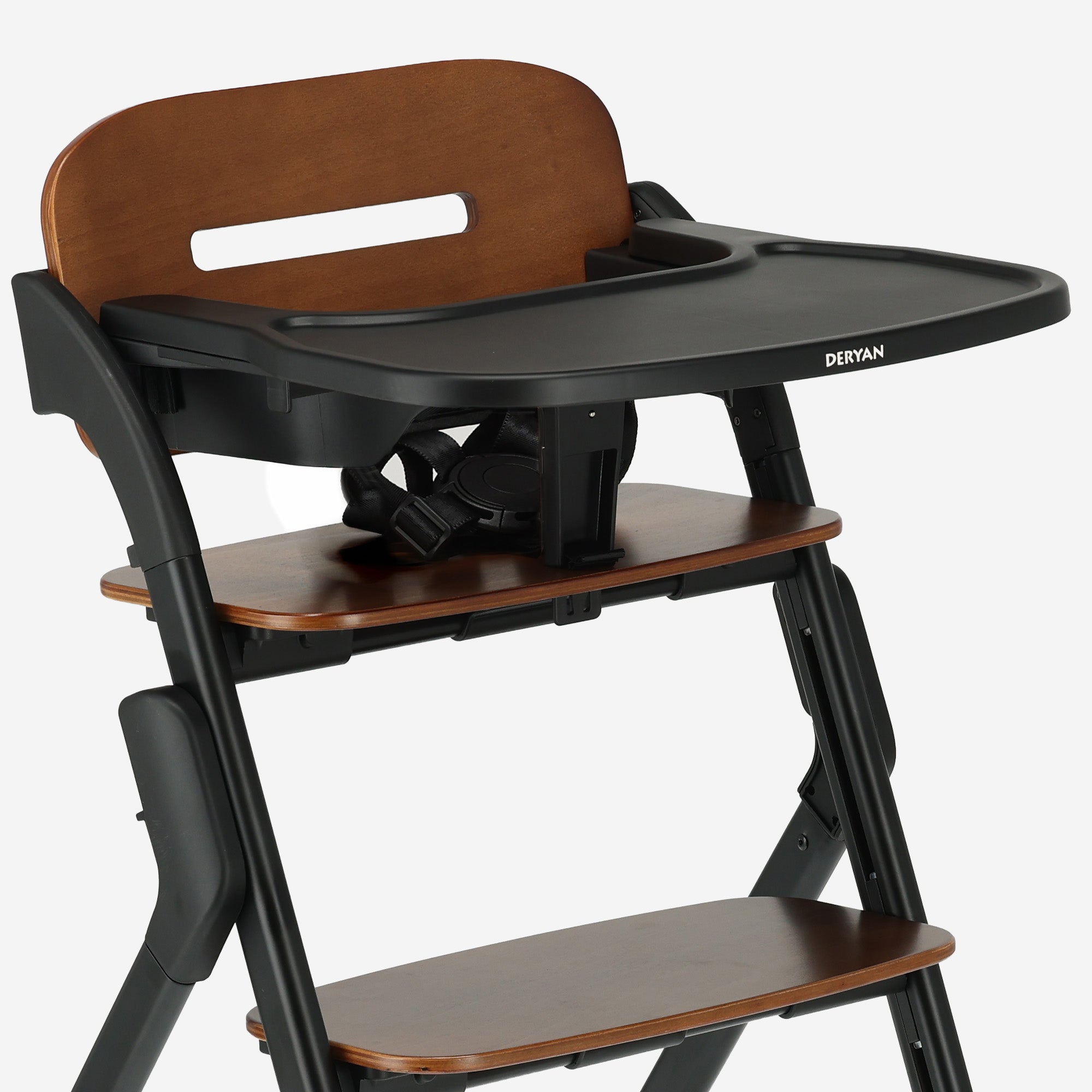 Oak Luxe Kinderstoel met Bouncer - Zwart