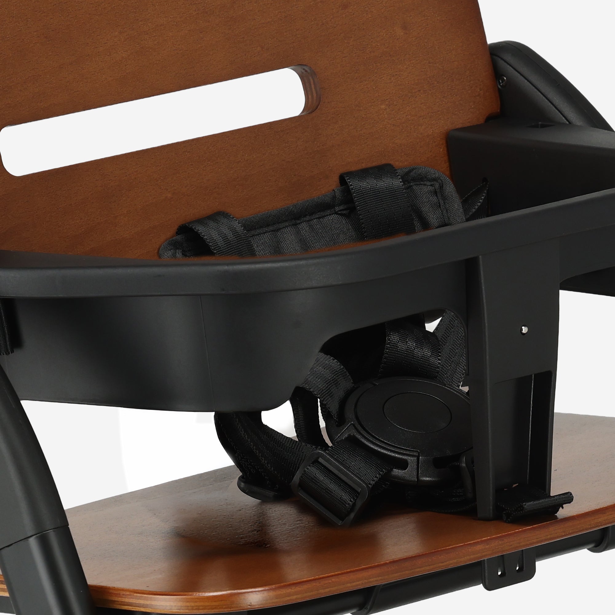 Oak Luxe Kinderstoel met Bouncer - Zwart