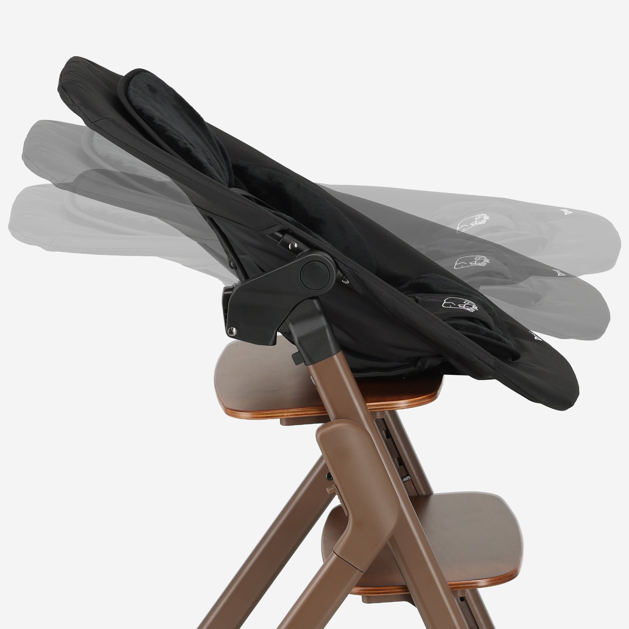 Oak Luxe Kinderstoel met Bouncer - Donkerbruin