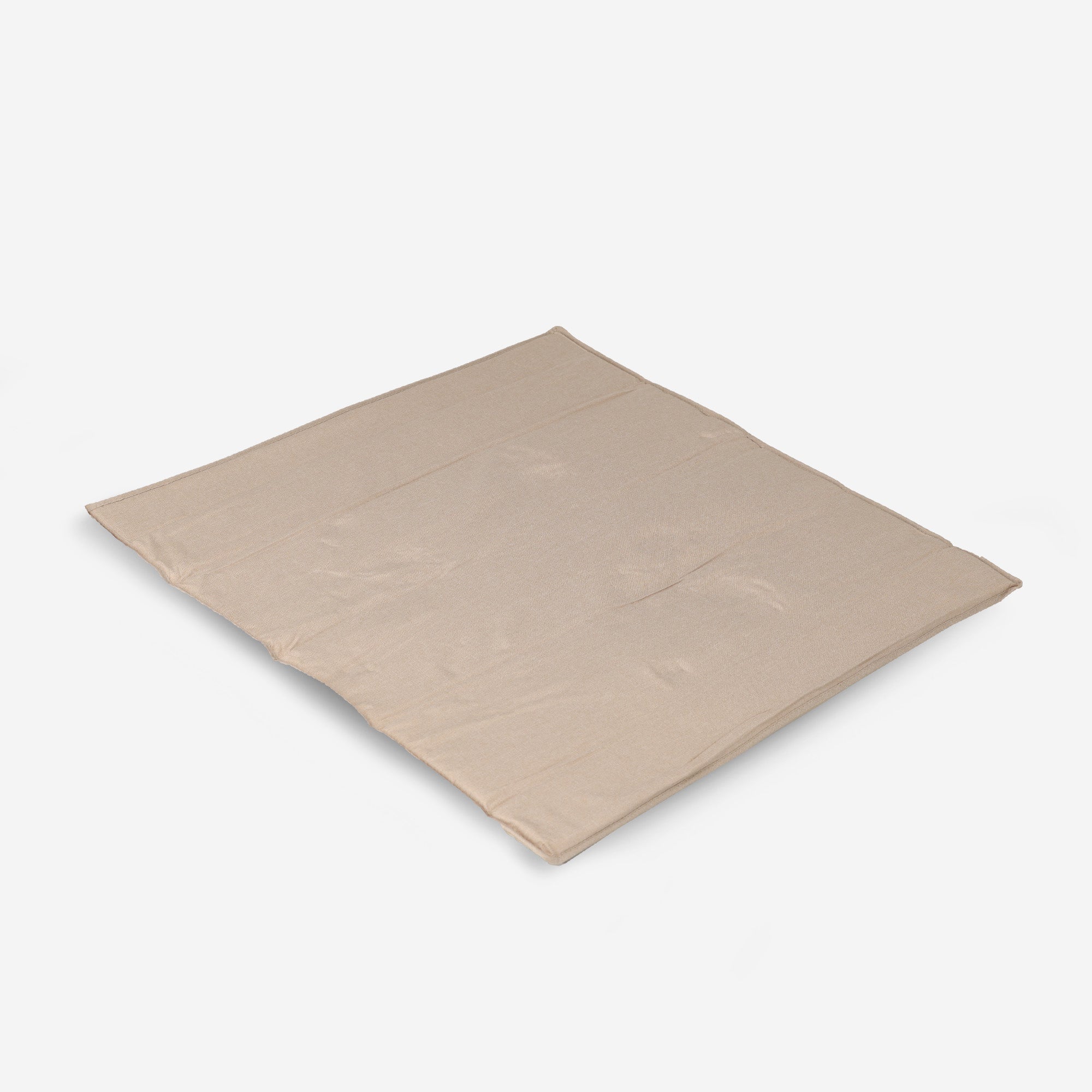 Inklapbare Kinderbox 100x100 cm - Met Verschoonblad - Nougat