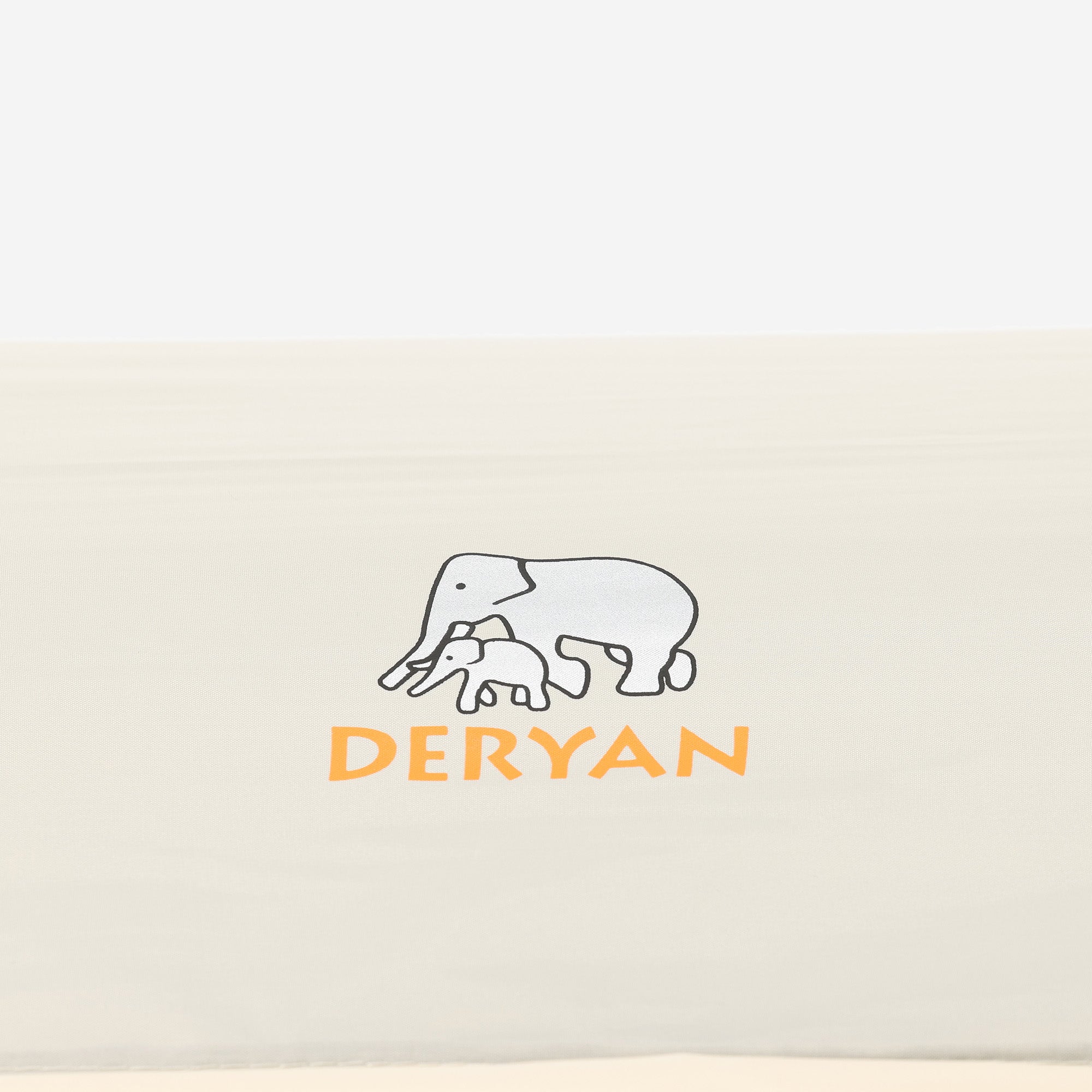 Deryan Kleinkind-Luxus-Campingbett - Inklusive selbstaufblasbarer Matratze - Creme