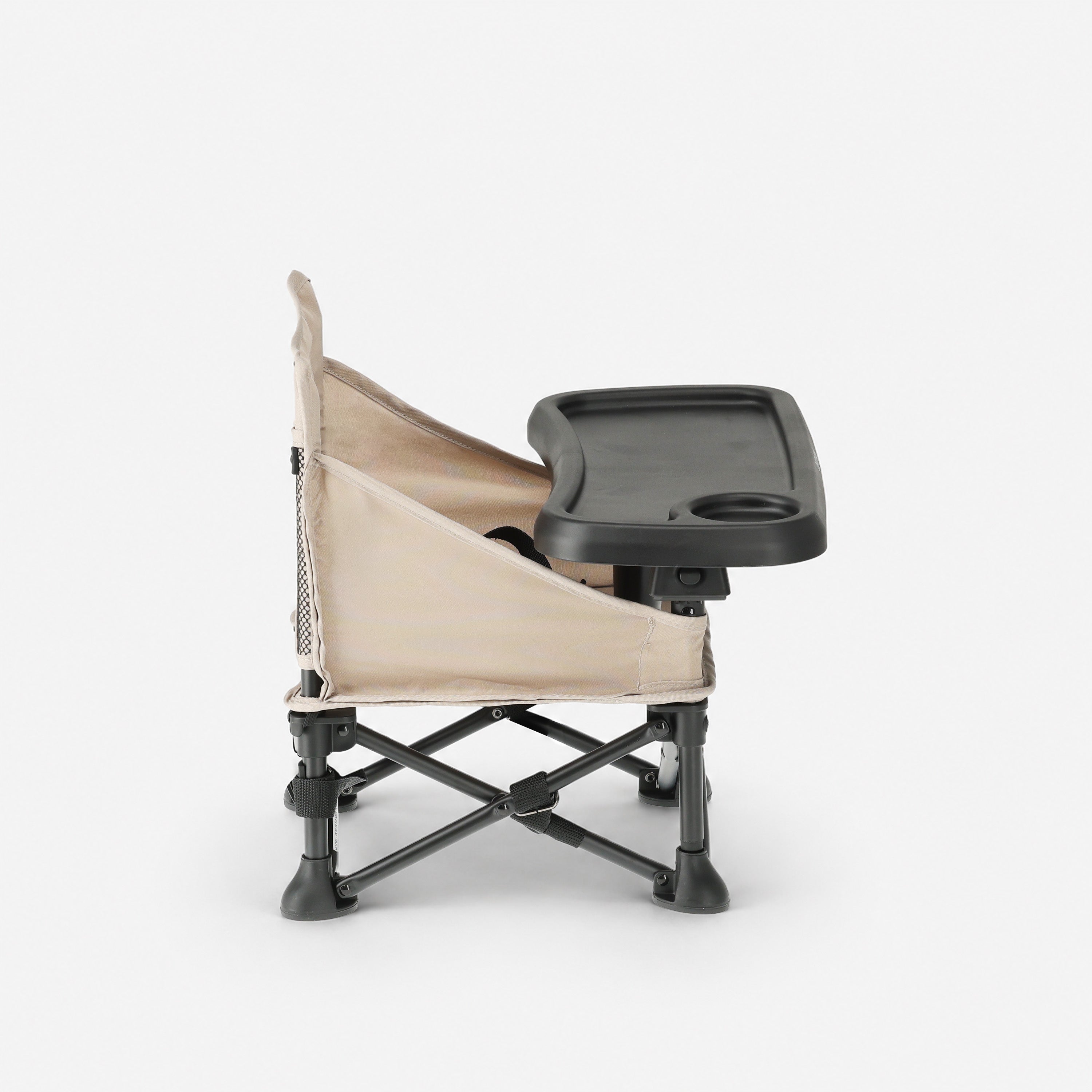 Pop 'N Sit Mini Kinderstoel - Opvouwbare stoelverhoger - Nougat