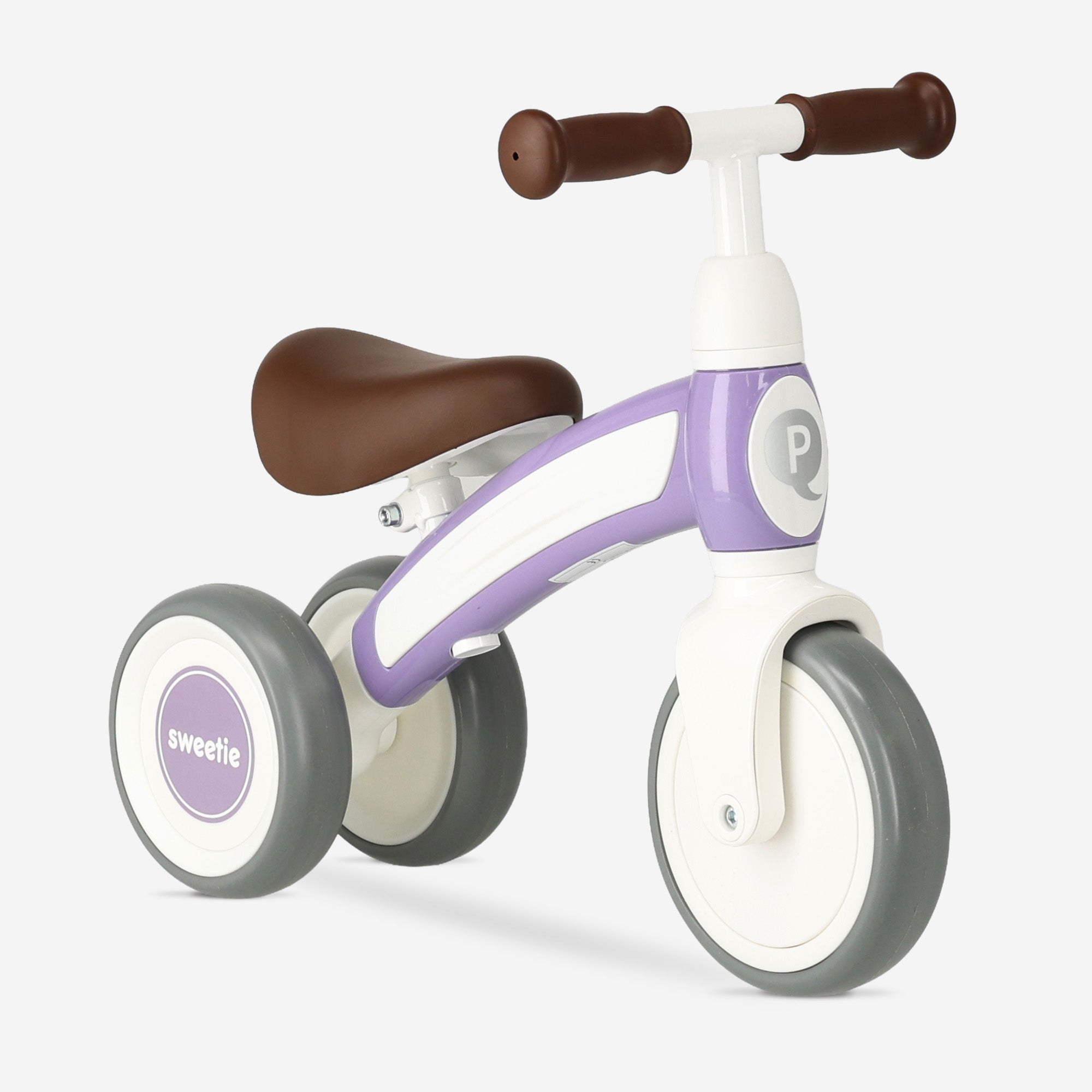 Qplay Sweetie Loopfiets - Driewieler 1-3 Jaar - Peuterfiets - Paars