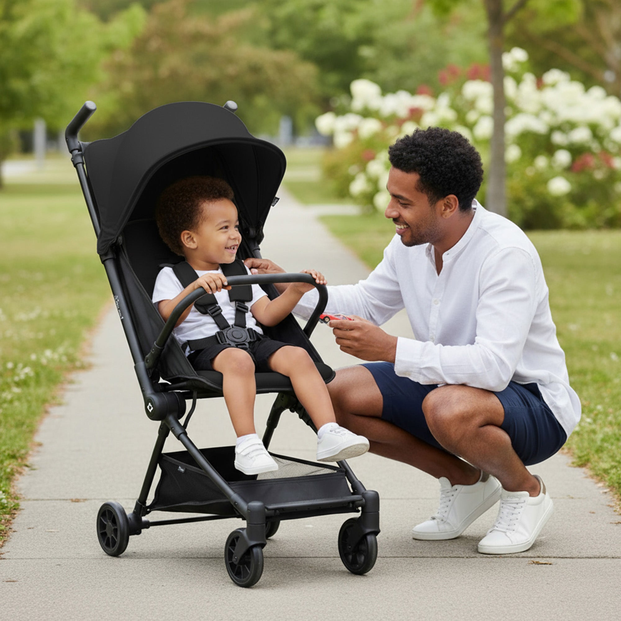 Qplay Mega Pro Lichtgewicht Buggy – Black