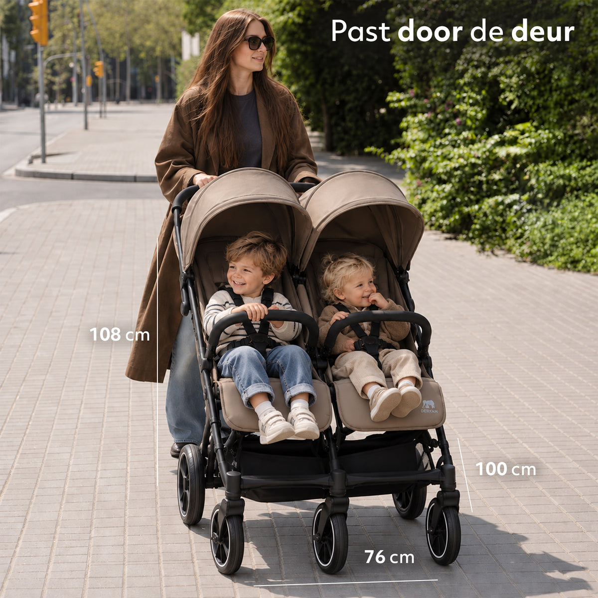Deryan Rolo DuoBuggy X2 XL Hazel